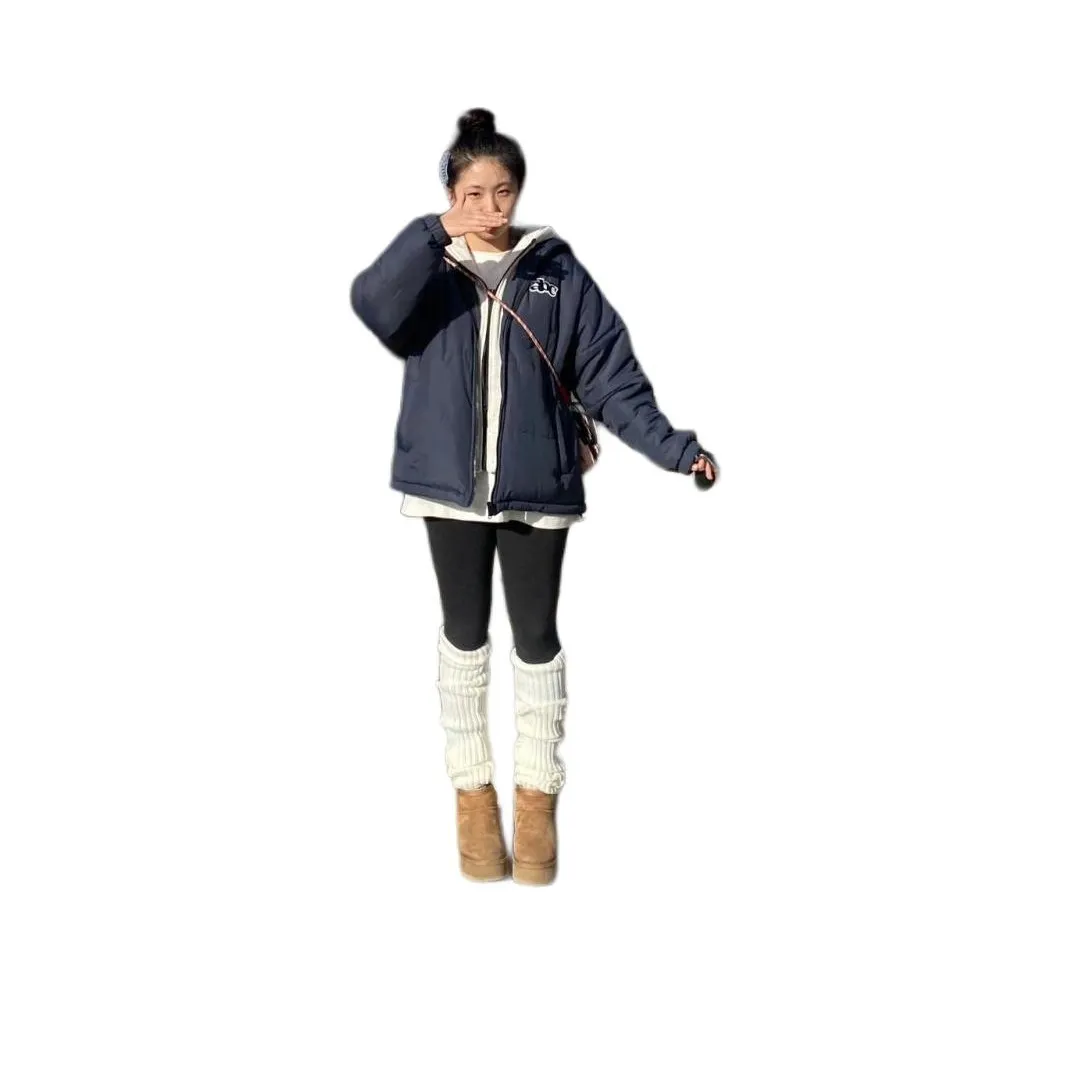 REMOULD Темно-синий женский пуховик