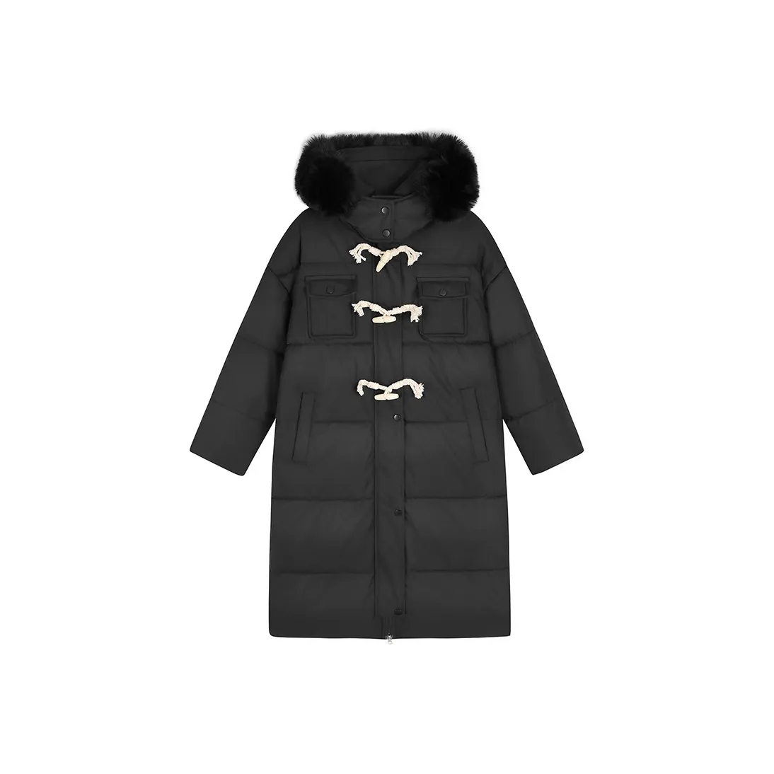 Большой размер Женская одежда YIYAYOU Пуховая куртка Женская