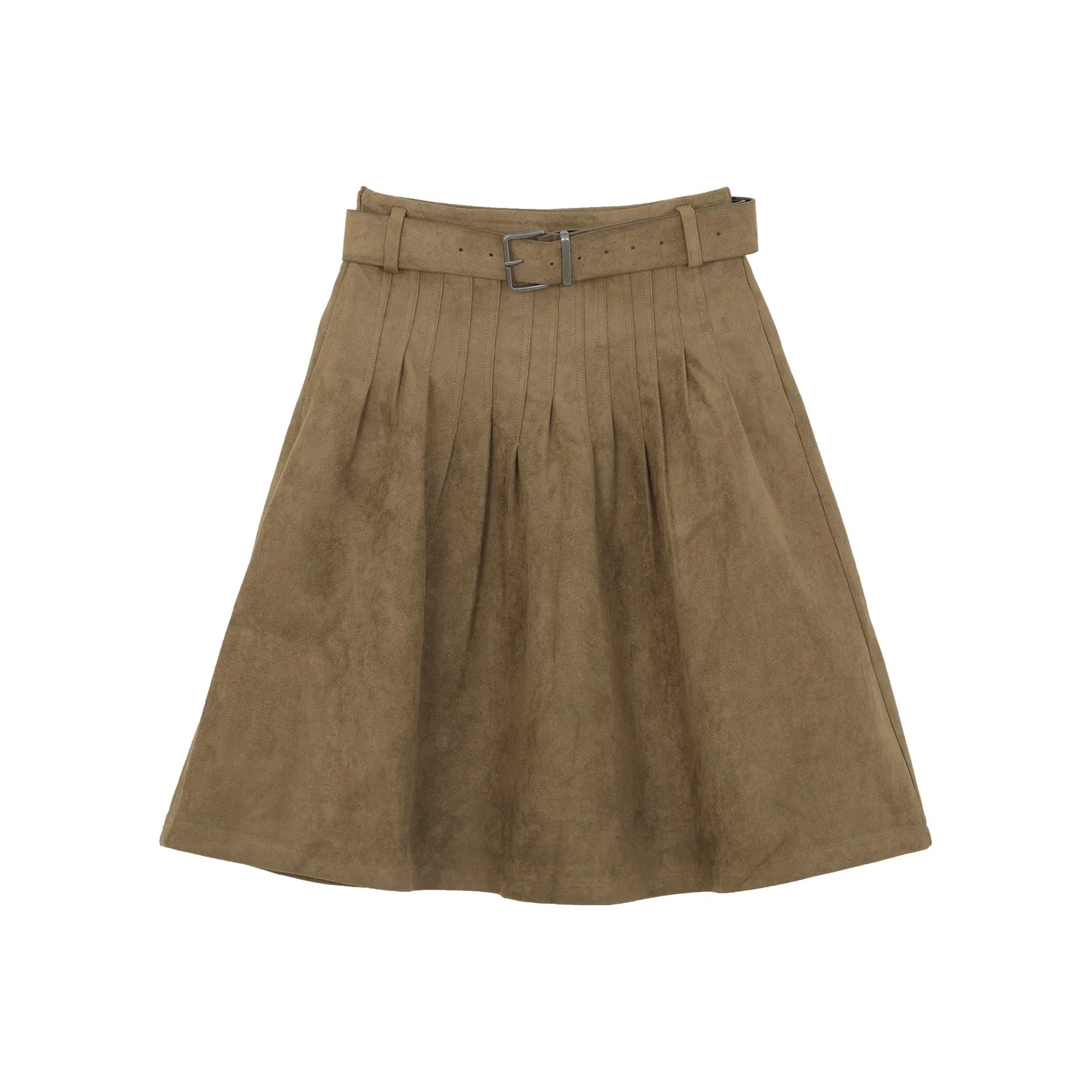 DITB Хаки с ремнем женские повседневные длинные юбки