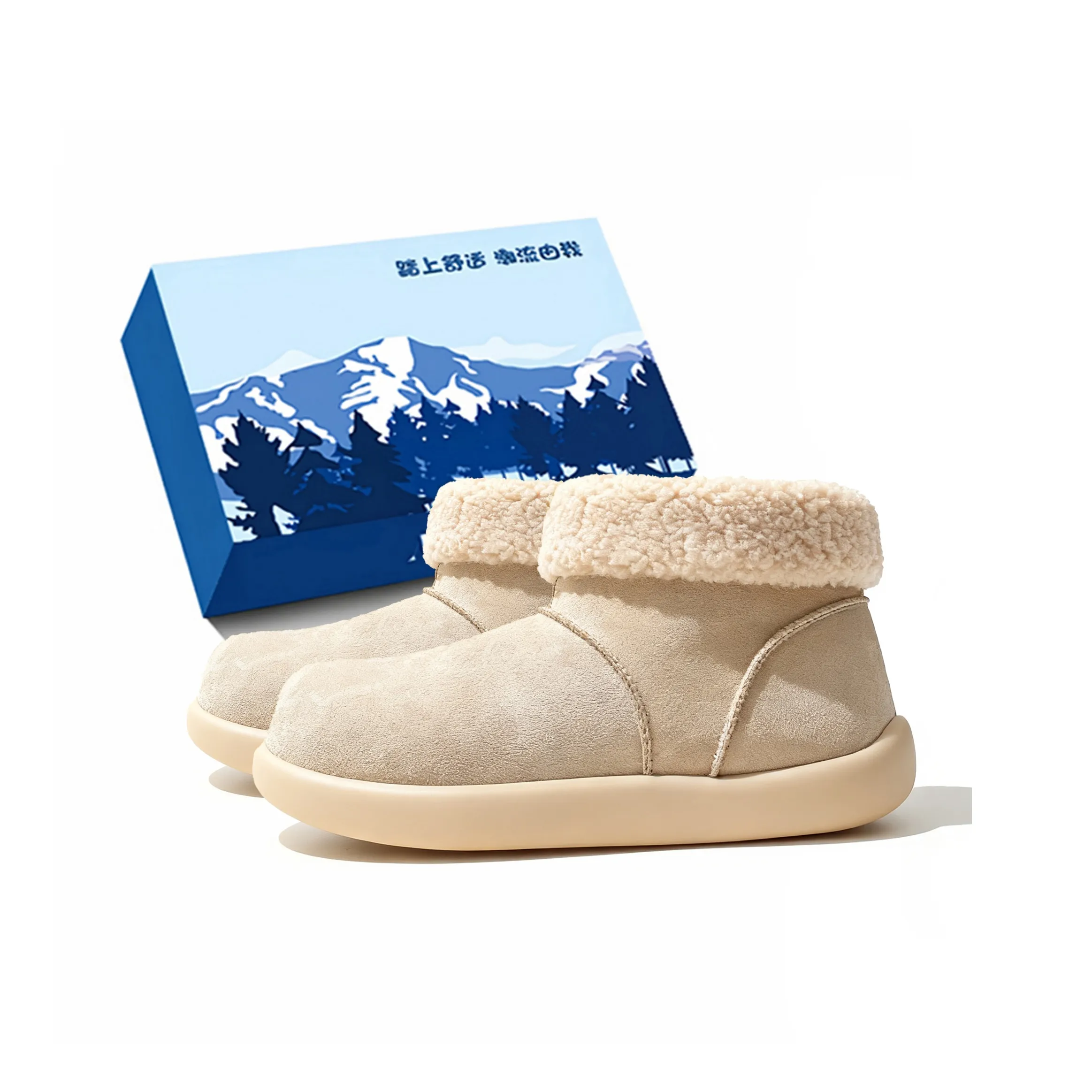 Fawn Miri Термический Износостойкий Противоскользящий Короткий MID Ботинки для снега Женские