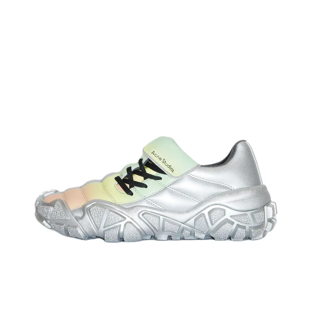 Acne Studios Casual Shoes Men Low Top Gray Green