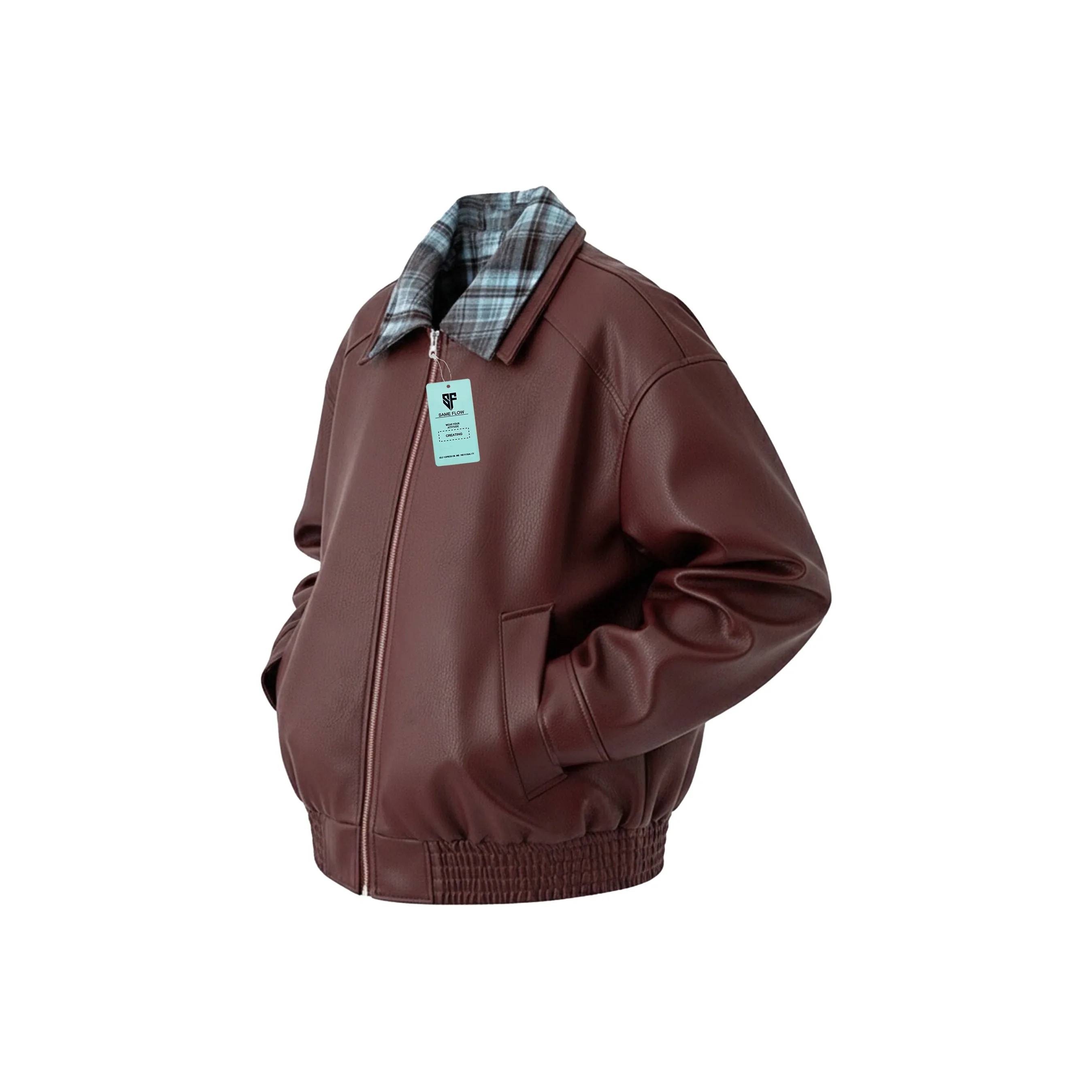 SAME FLOW Кожа Куртка Унисекс