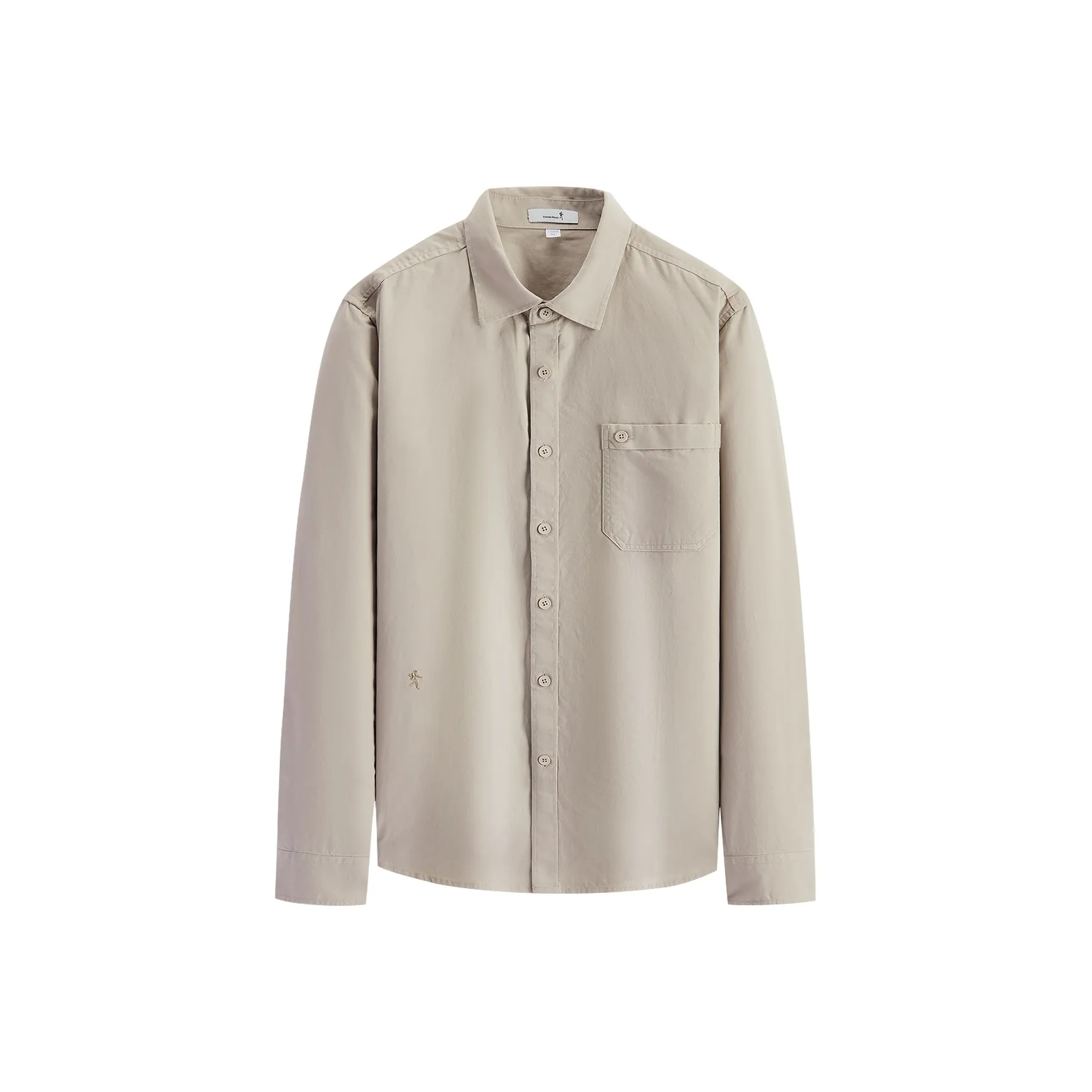 YULANGGONGWU 705 Абрикос Мужская Рубашка