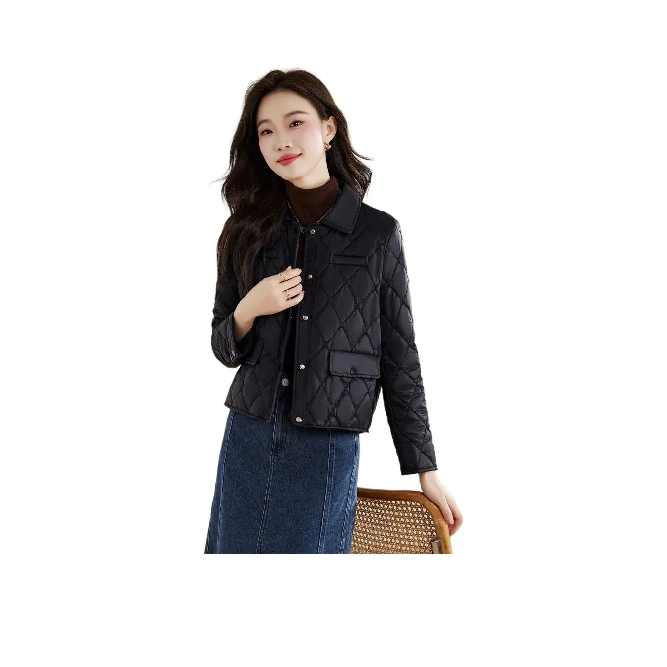 TENNE GIRL Хлопковый пуховик женский