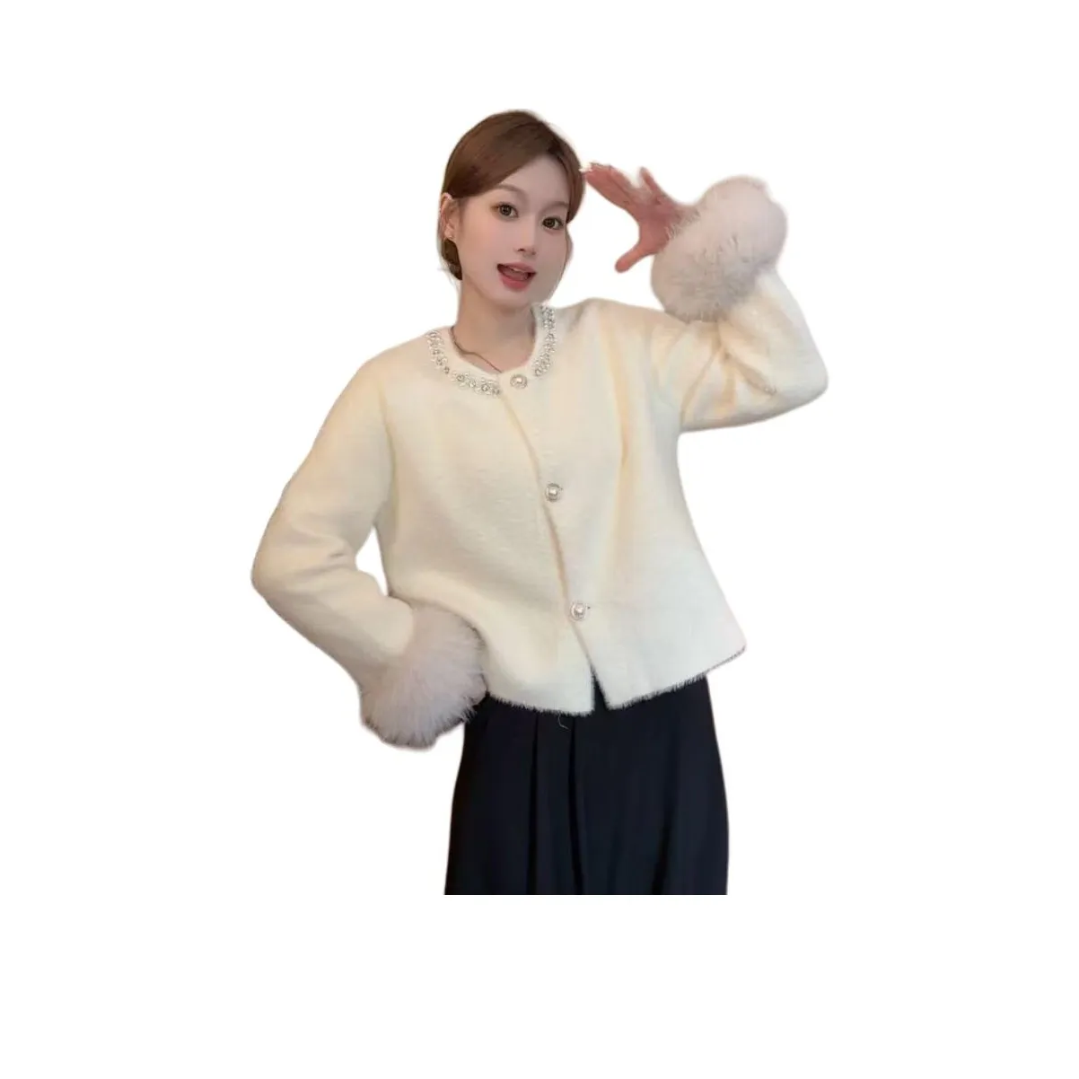 TENNE GIRL Белый Женский Трикотаж