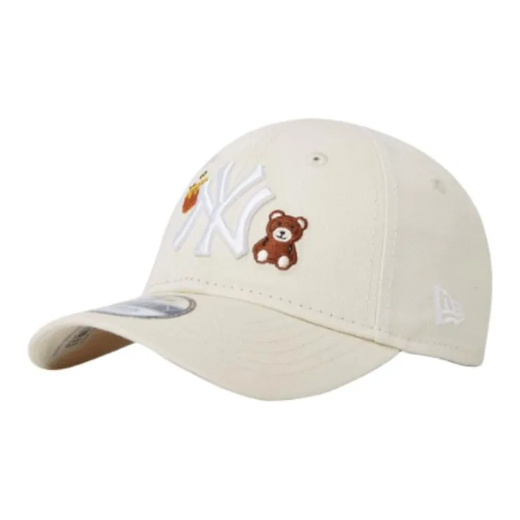 New Era Хлопковые кепки для детей светло-желтые