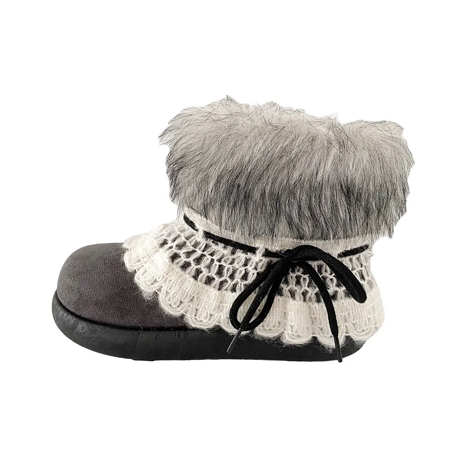 BINGO DUCK Флоковые Снежные Ботинки Женские