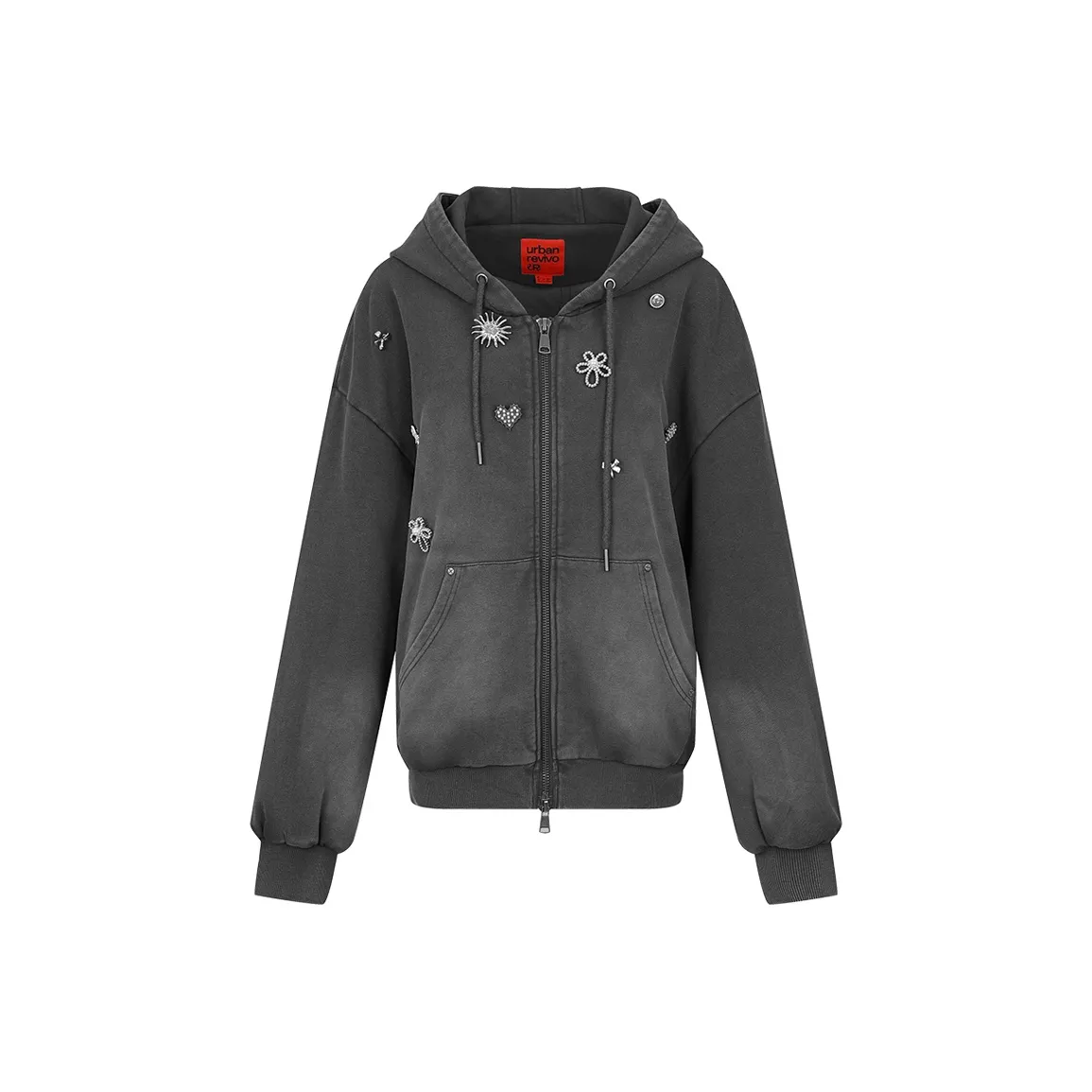 URBAN REVIVO Хлопковый пуховик женский