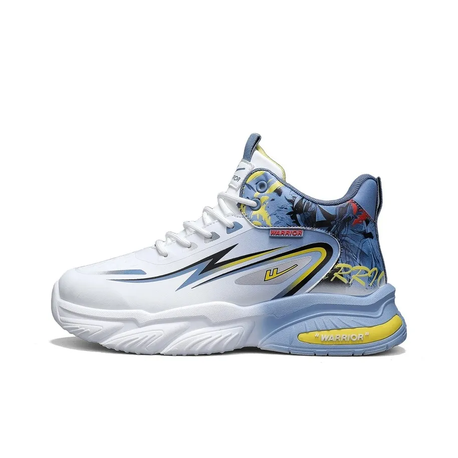Warrior Амортизация And Дышащий MID Топ Толстая подошва Кроссовки Мужские