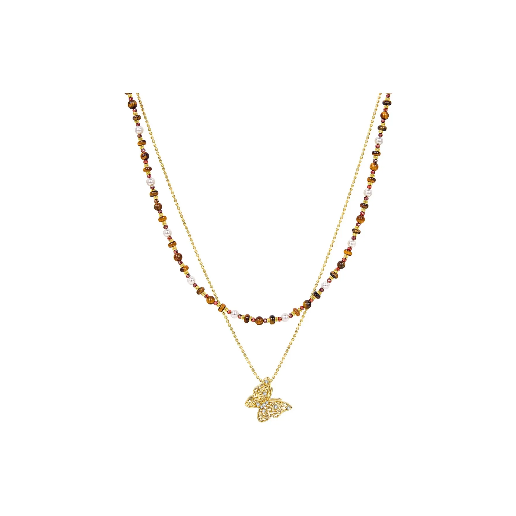 MCK Медный Сплав Ожерелья Женские