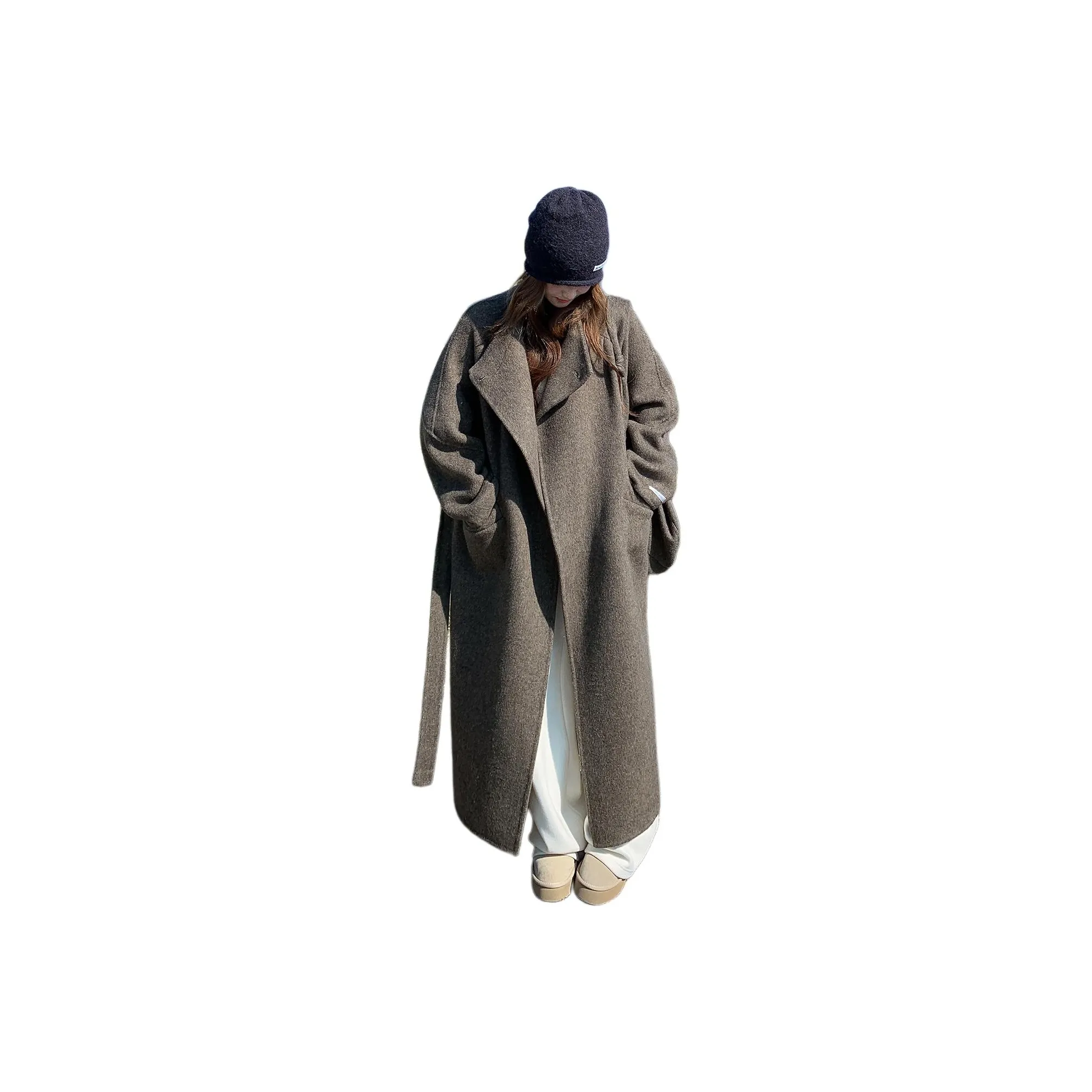 MEXICAN Темно-серый Женский Пальто