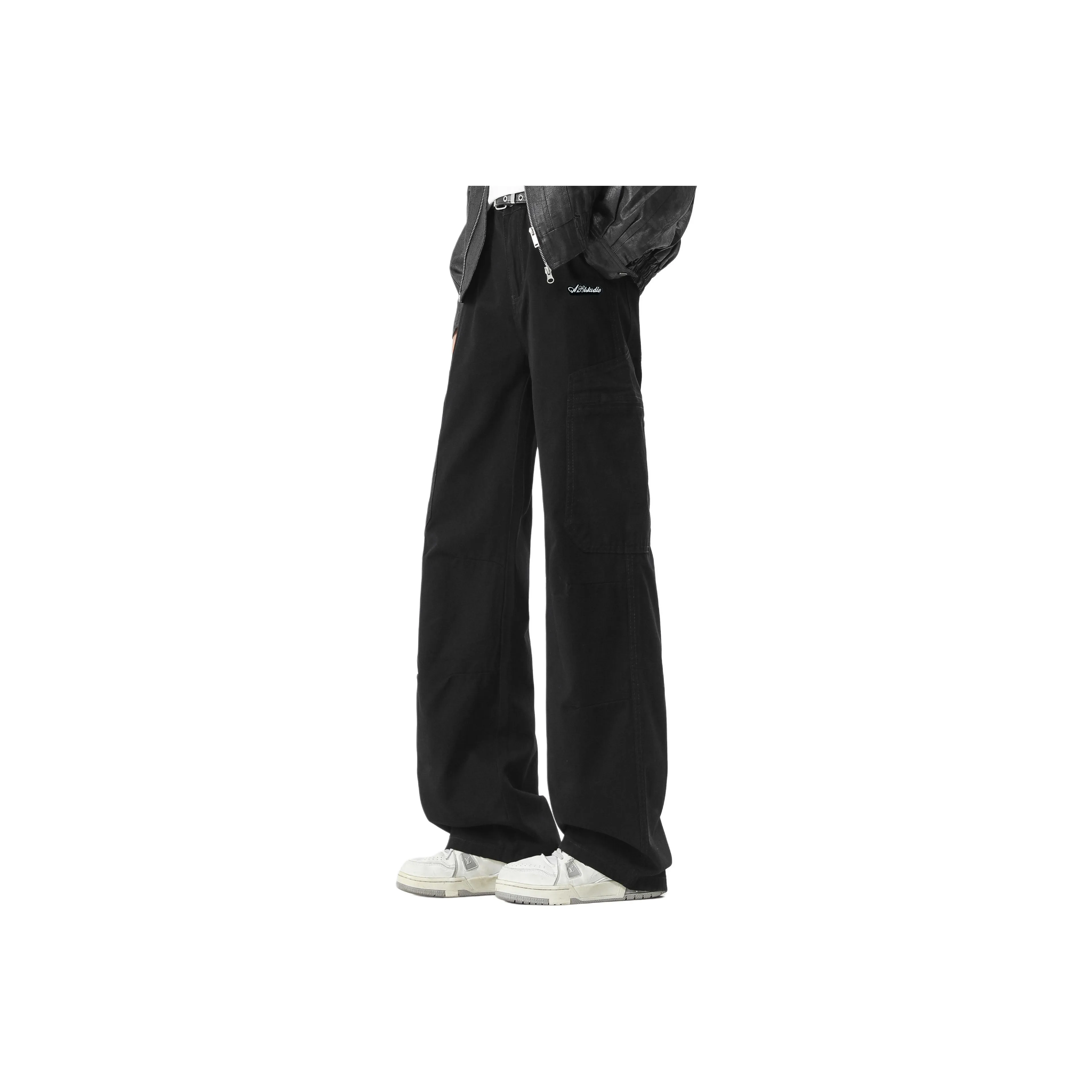 A28T Весенние и Осенние Повседневные Брюки Унисекс