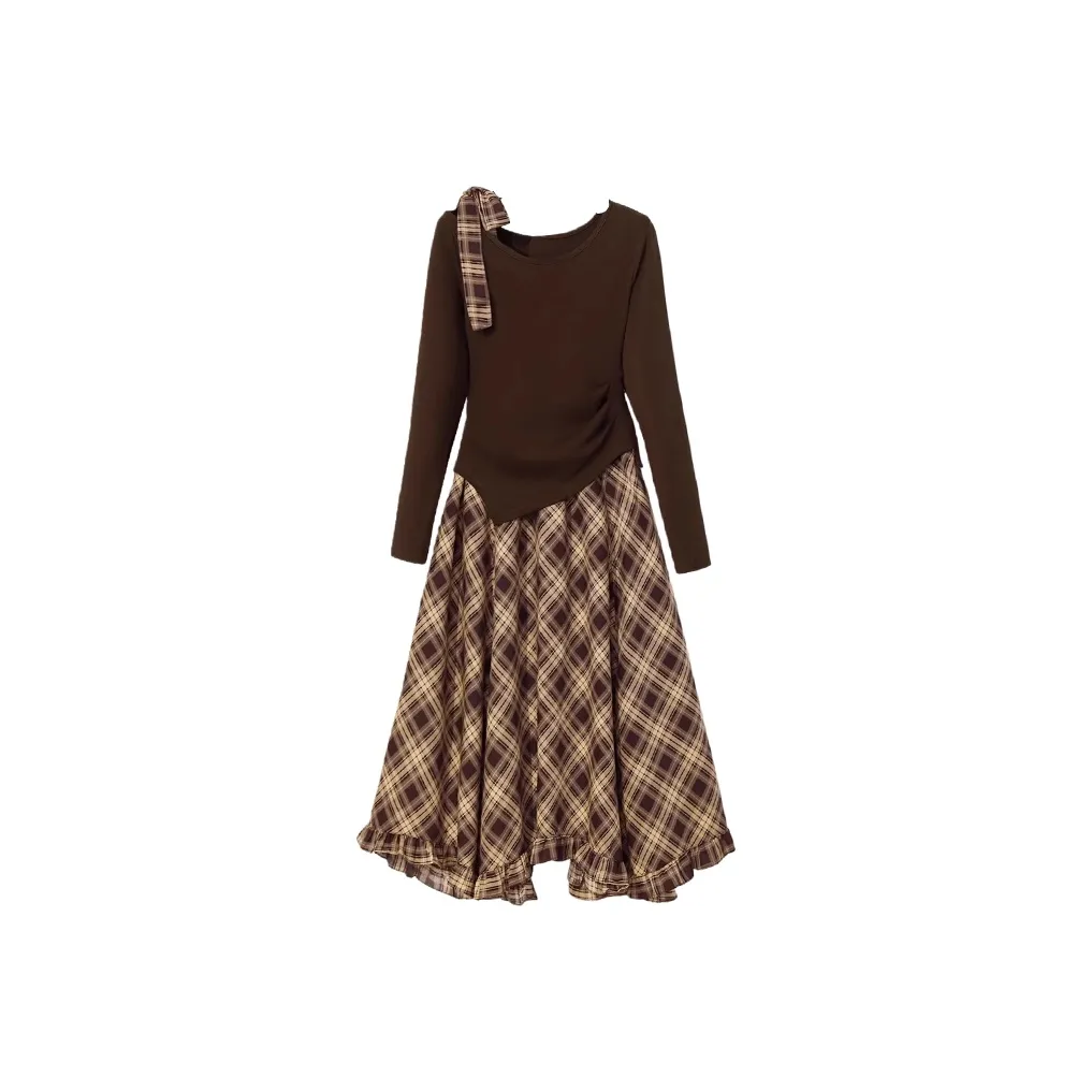 M MAICCO Длинное платье с длинными рукавами женское