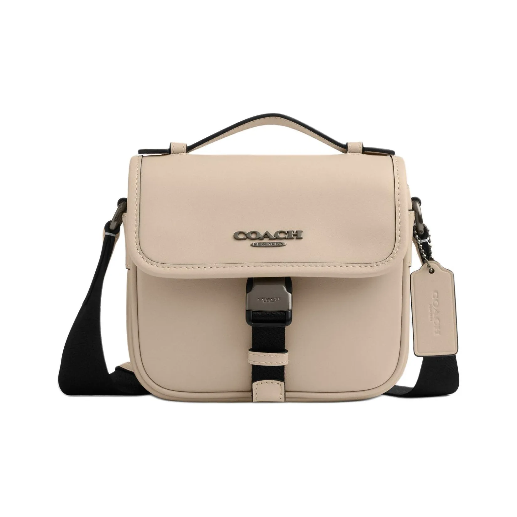 Coach Racer Коровья кожа Сумка через плечо Маленькая Женская Айвори белый