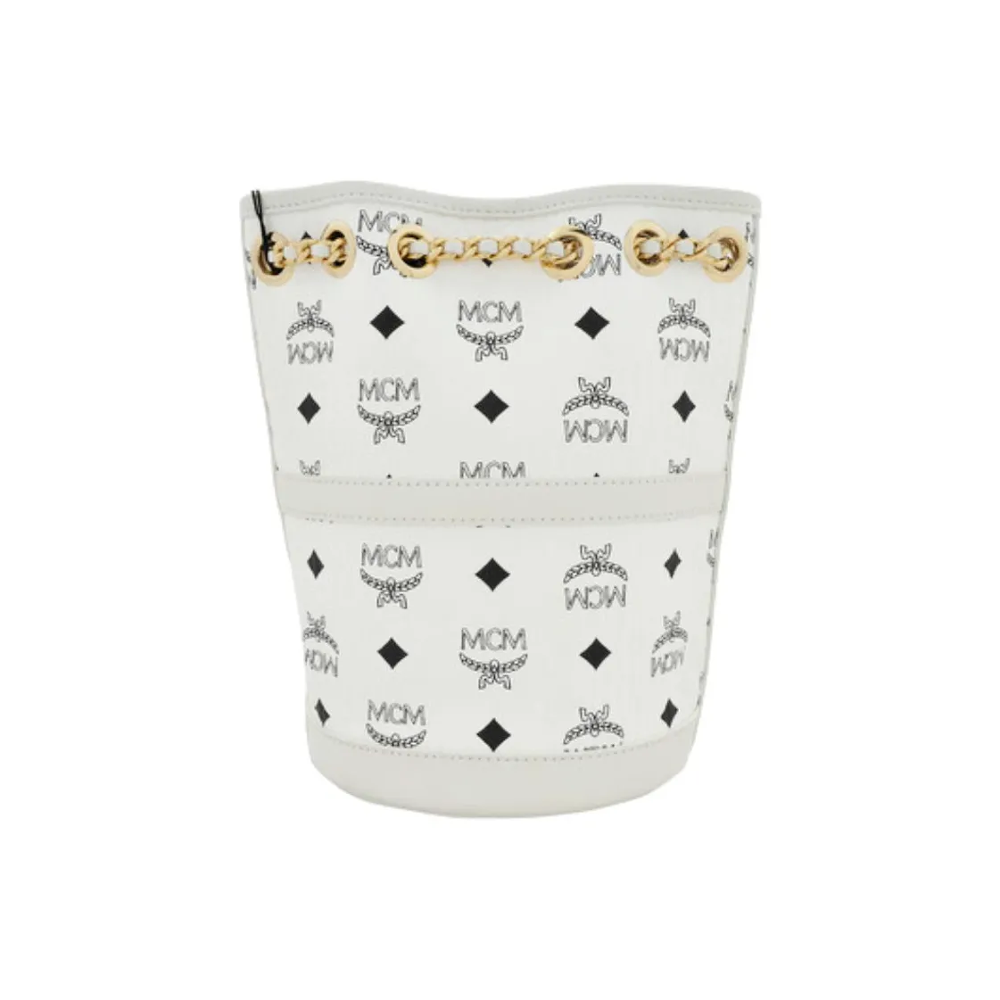 MCM Aren кожа рюкзак мини женский белый