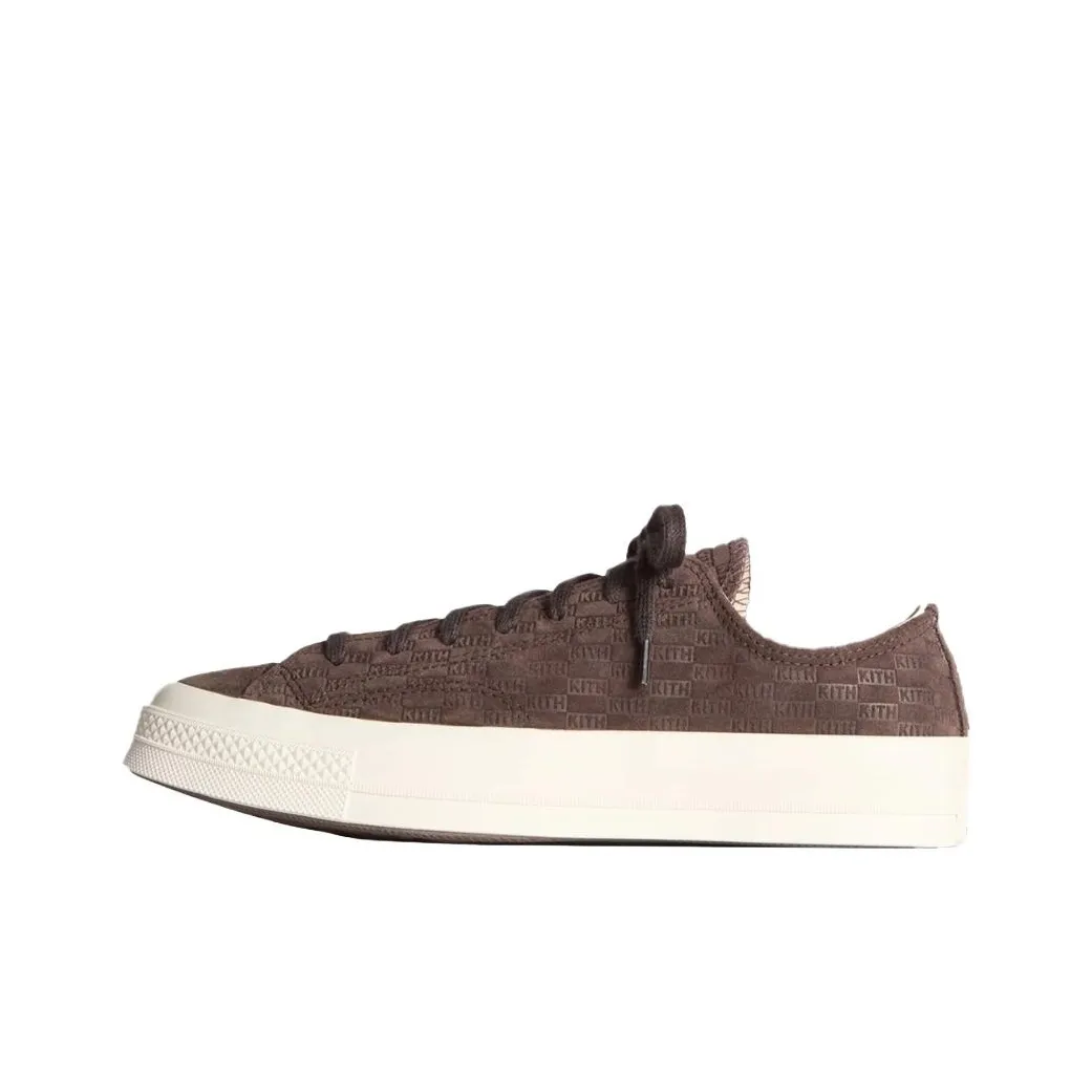 KITH x Converse Chuck 70 Low Топ Скейтборд Кроссовки Унисекс Коричневый