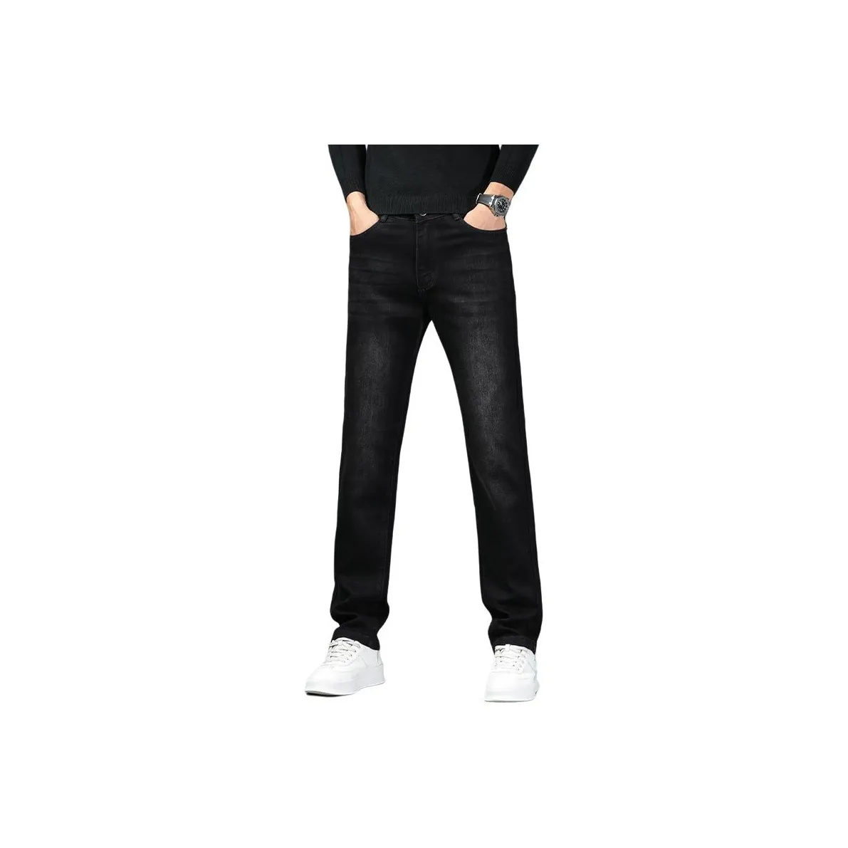 Trendy Shopkeeper Черные Мужские Джинсы