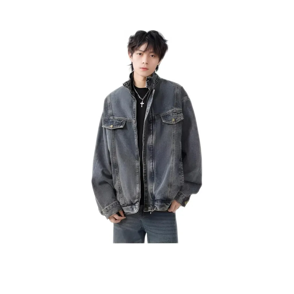 TONYBEAR Loose Fit Plus Size Jacket Men's