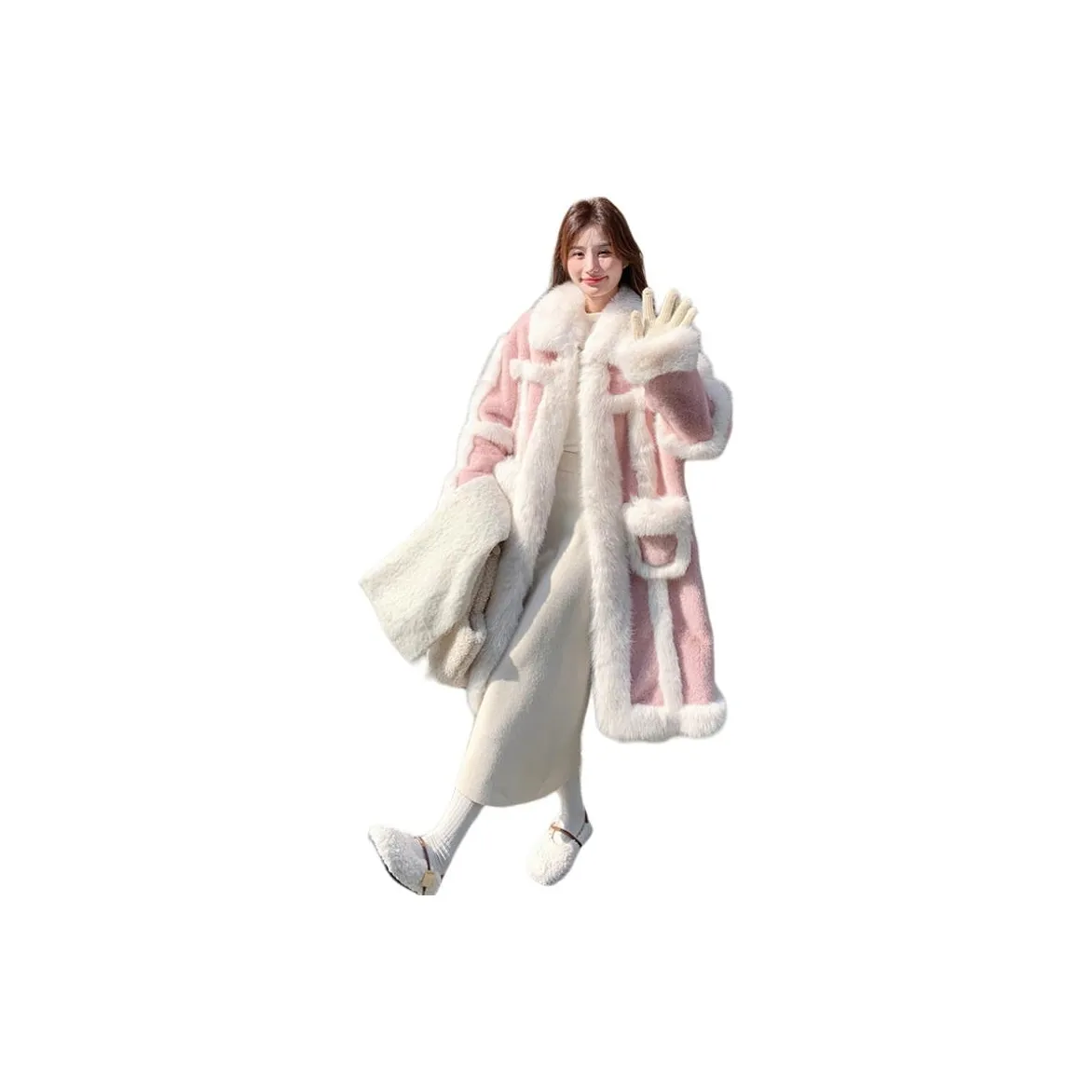 MEXICAN Розовое Женское Пальто