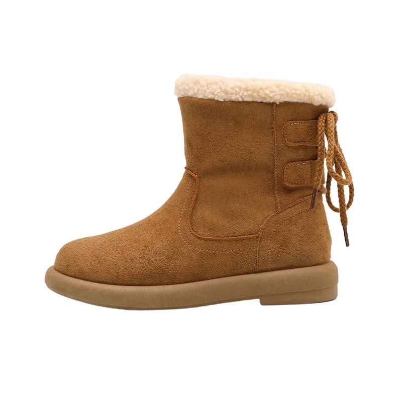 Yalu Preferred Обувь Birkenstock Теплоизоляционное покрытие устойчивое к истиранию противоскользящее короткий сноубутс женский