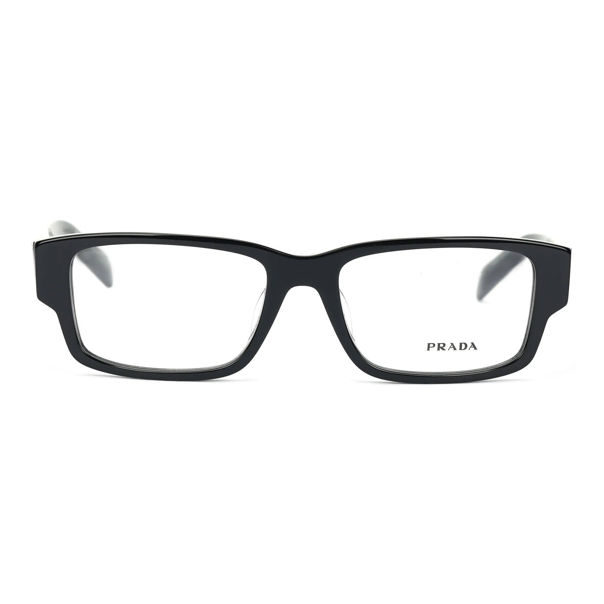 PRADA Прямоугольные Оправы для Очков Унисекс Черные