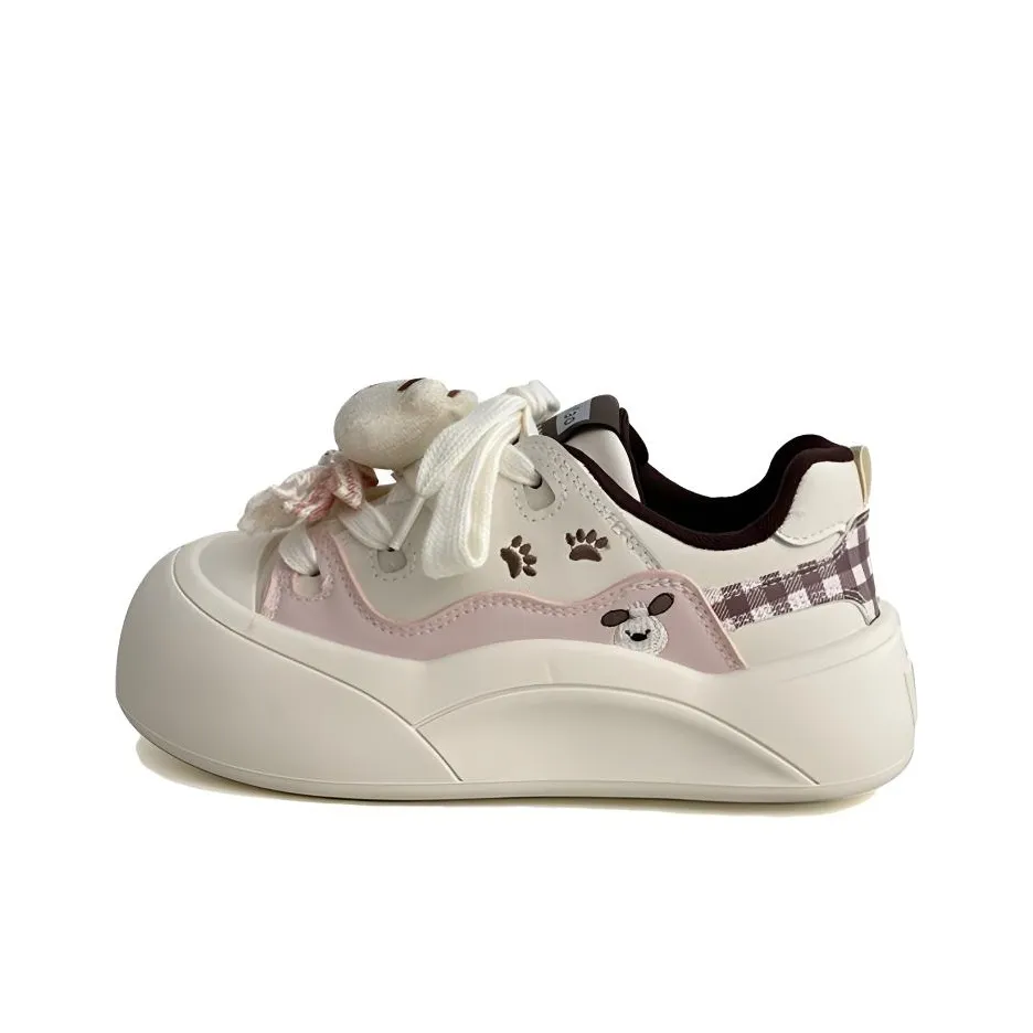 Lan Miao Slip-resistant Low Top Скейтборд Кроссовки Женские