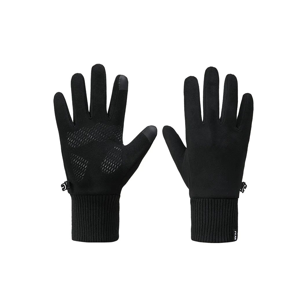 PEAK LUSH Кожа Бархат Вязаные перчатки Унисекс