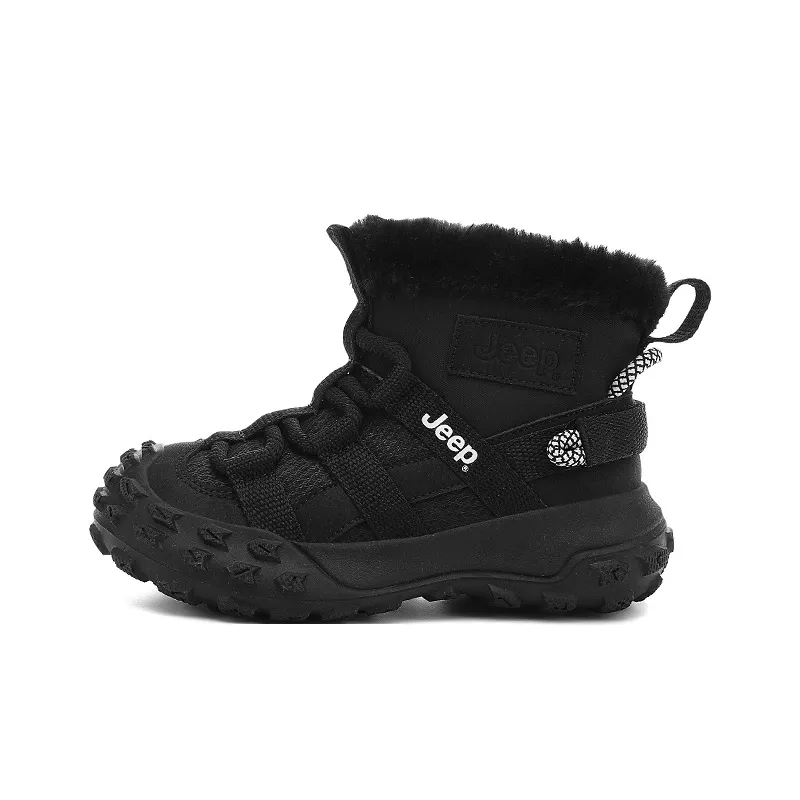 Jeep Термический Износостойкий Противоскользящий Анти-KICK Высокий Топ Детские Зимние Сапоги Подростки
