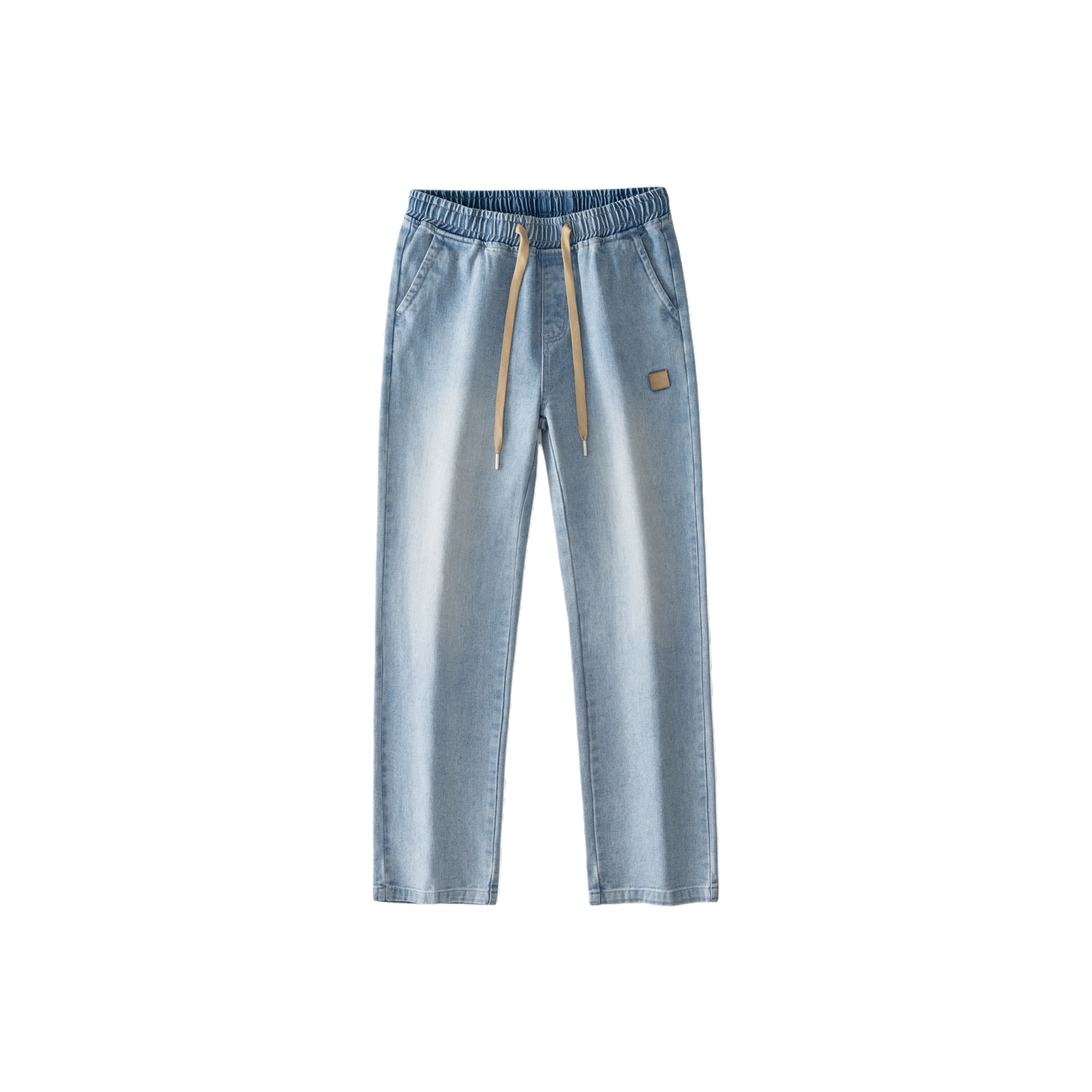 UKTK Светло-синие мужские джинсы