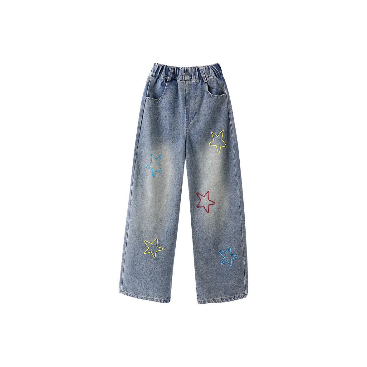 MILING Джинсы Осенний Зимний Комплект Повседневные Штаны Унисекс