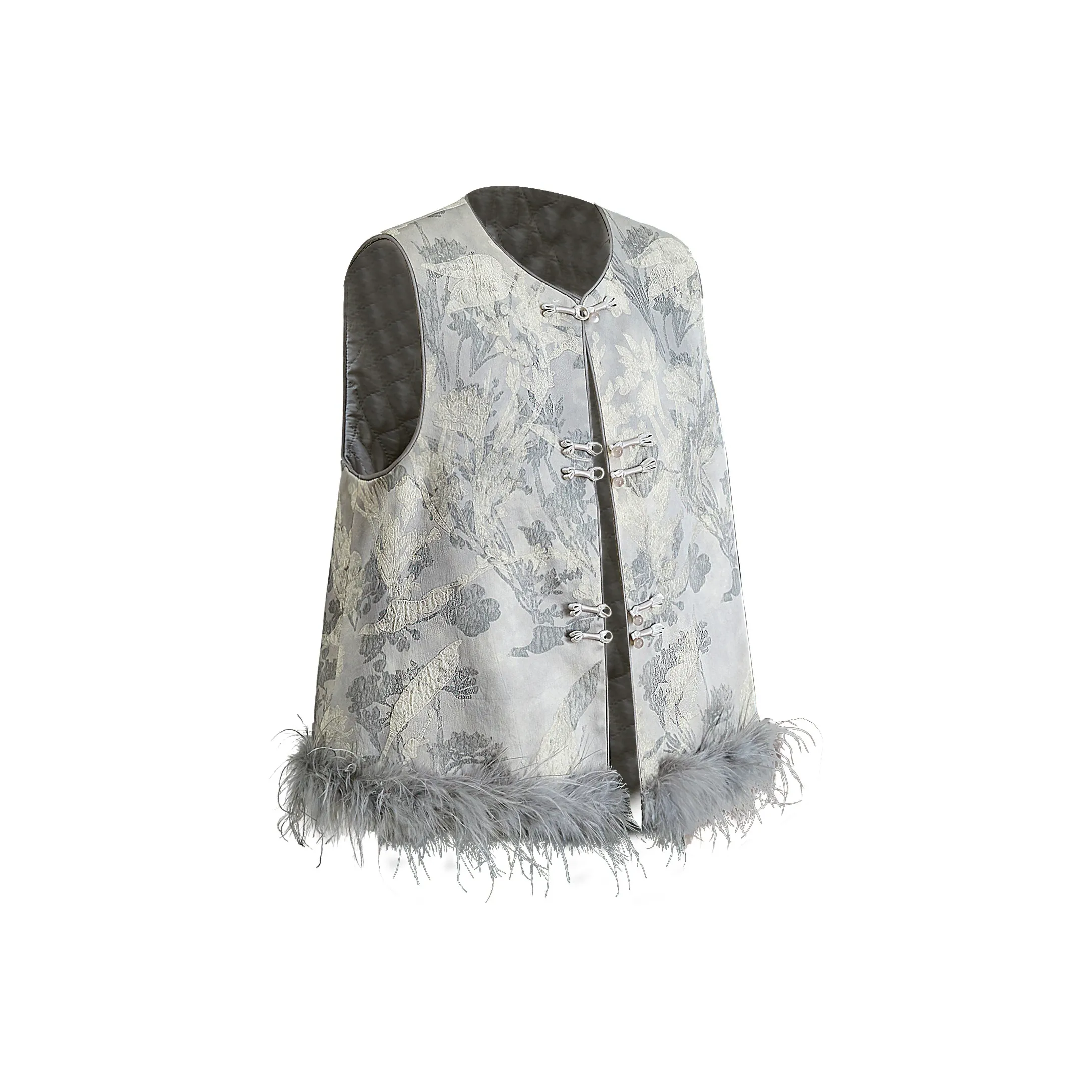 TOUCH Светло-серый Женский жилет