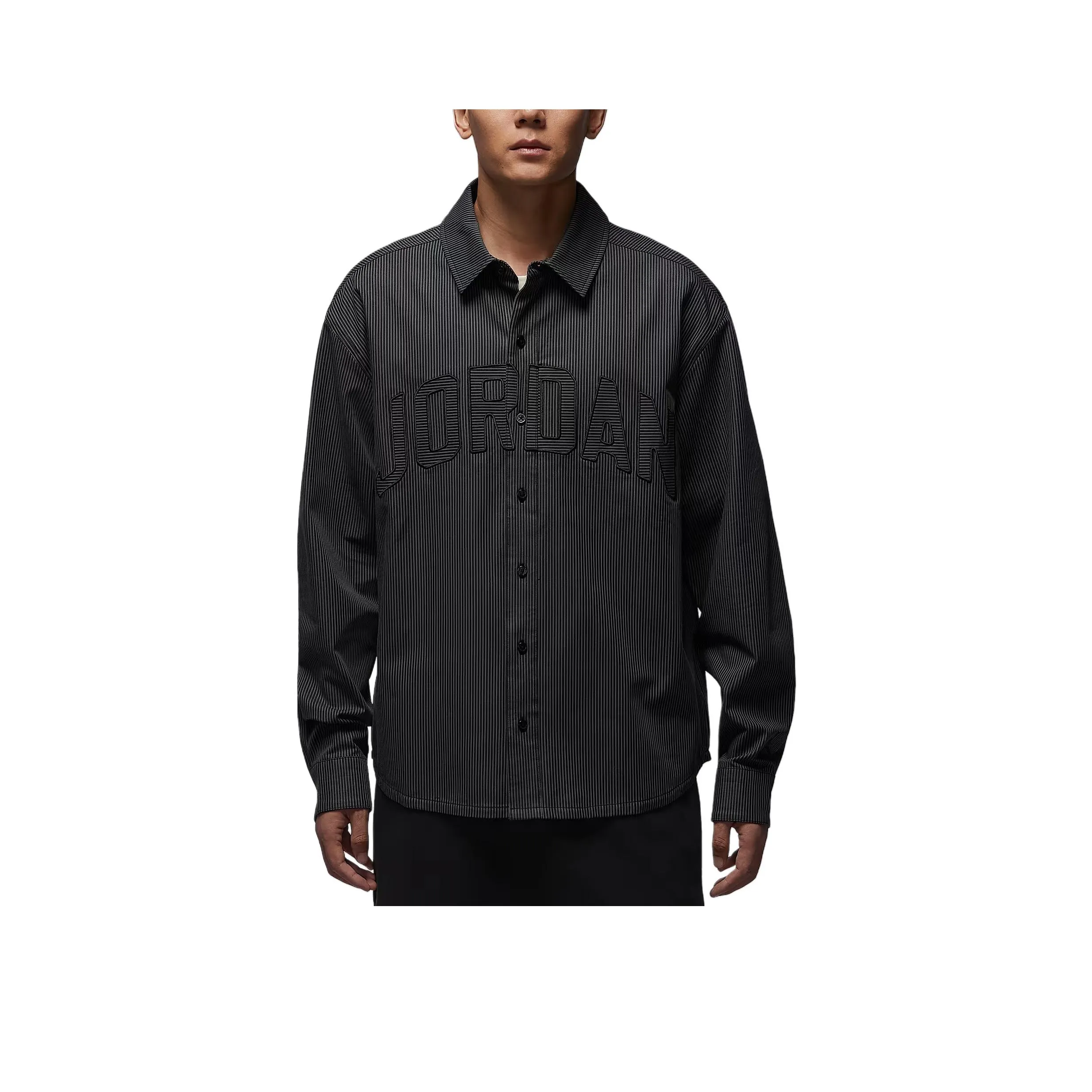 Jordan Flight Черный Железо Серый Черный Мужские Рубашки