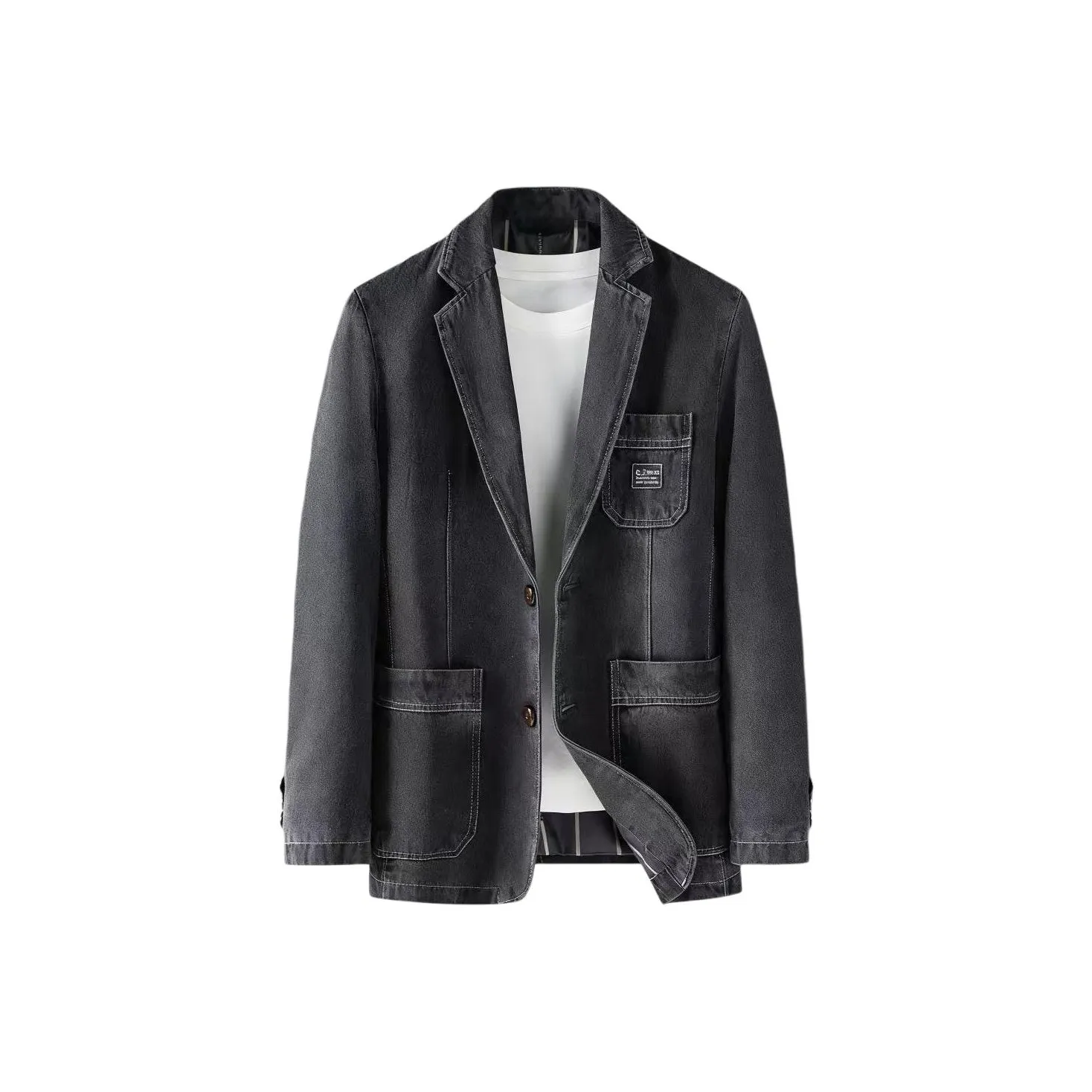 SENJIALUO Мужские Джинсовые Куртки