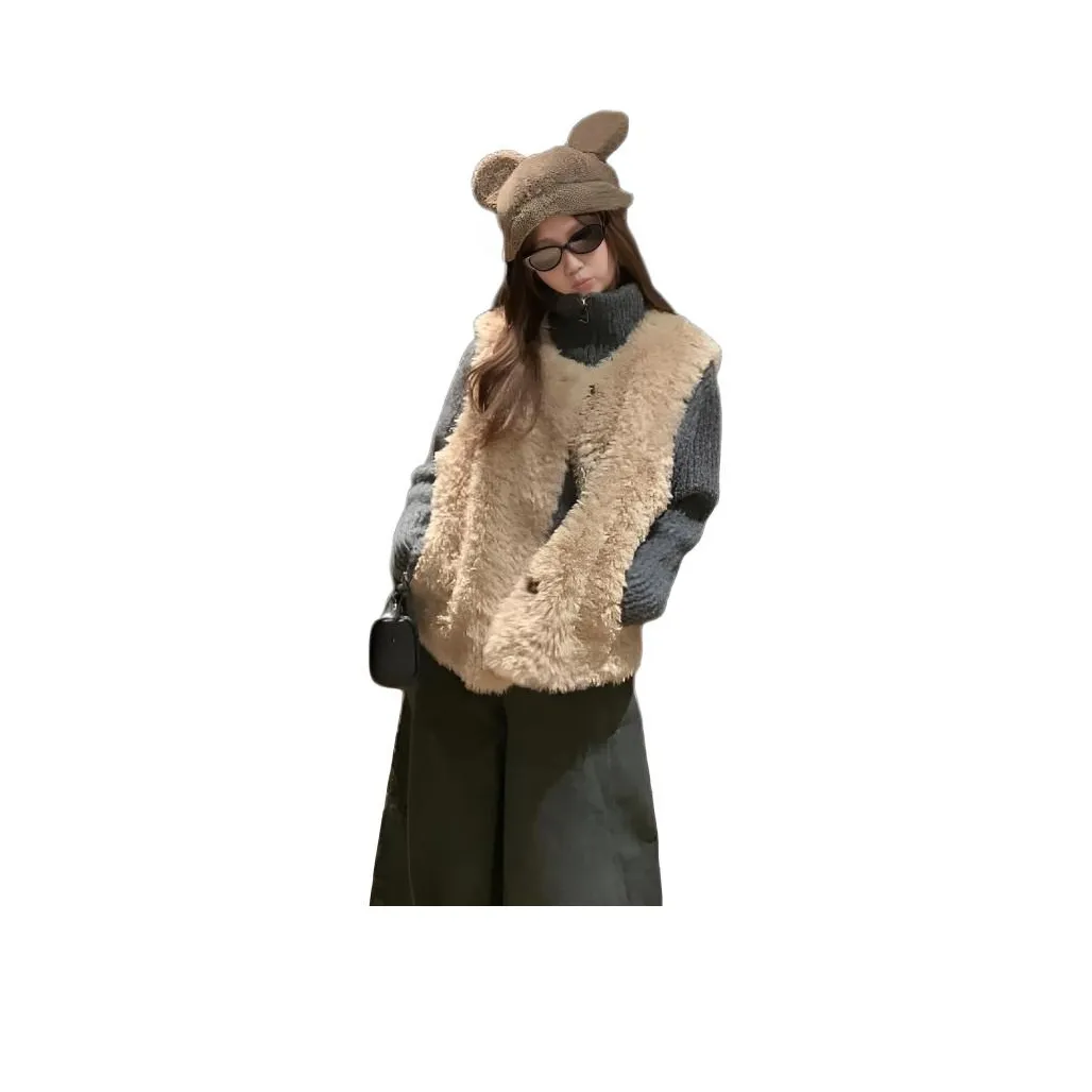 CHARM GLOW Khaki Женские меховые изделия