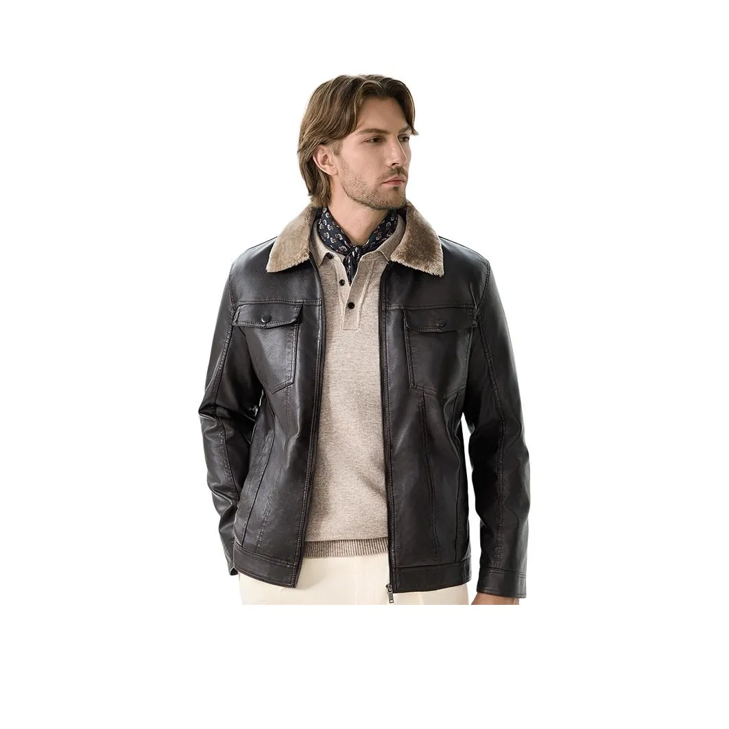 TAIZILONG Мужские кожаные куртки