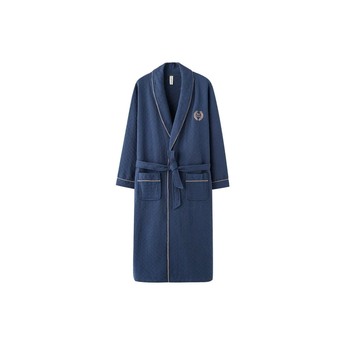Faro Классический синий Мужской Банные халаты
