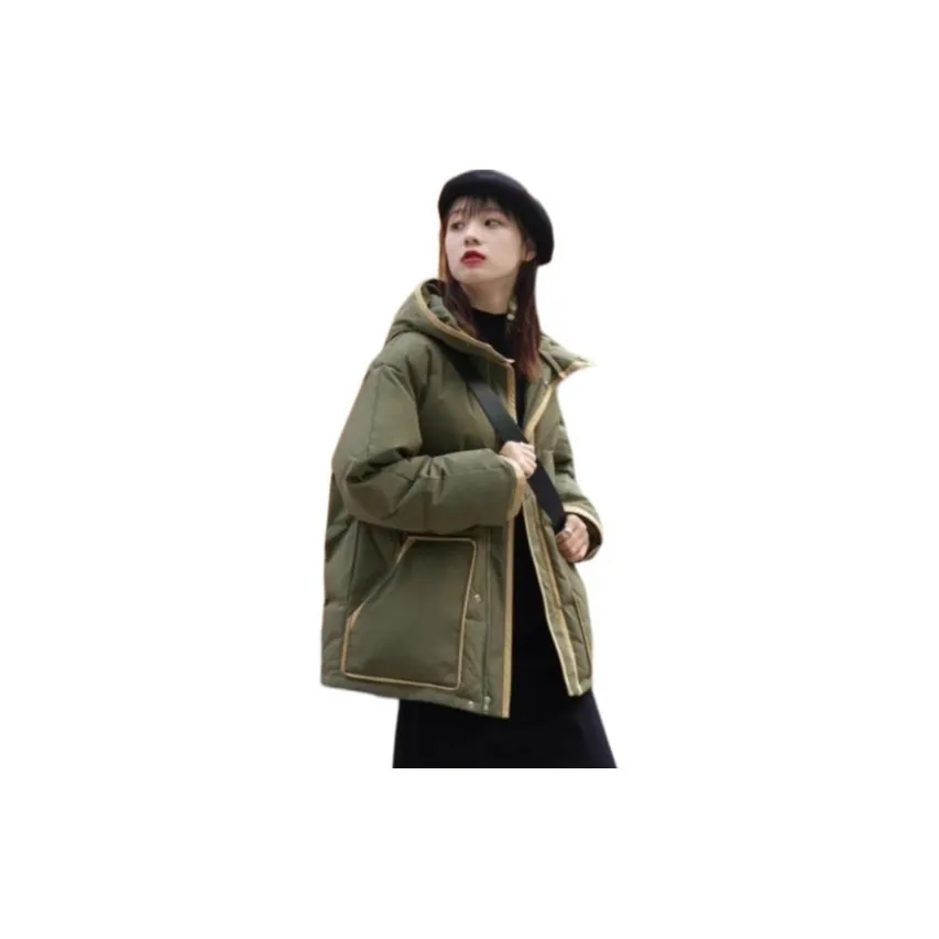 VINMUK Темно-зеленый женский пуховик