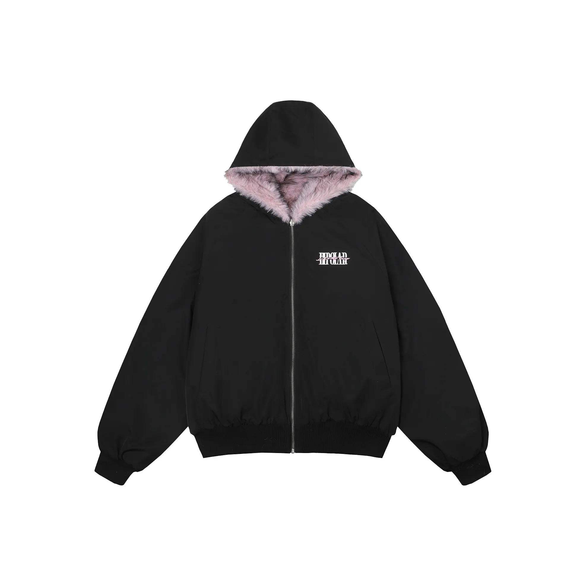 BIPOLAR Черный Розовый Унисекс Свитшоты