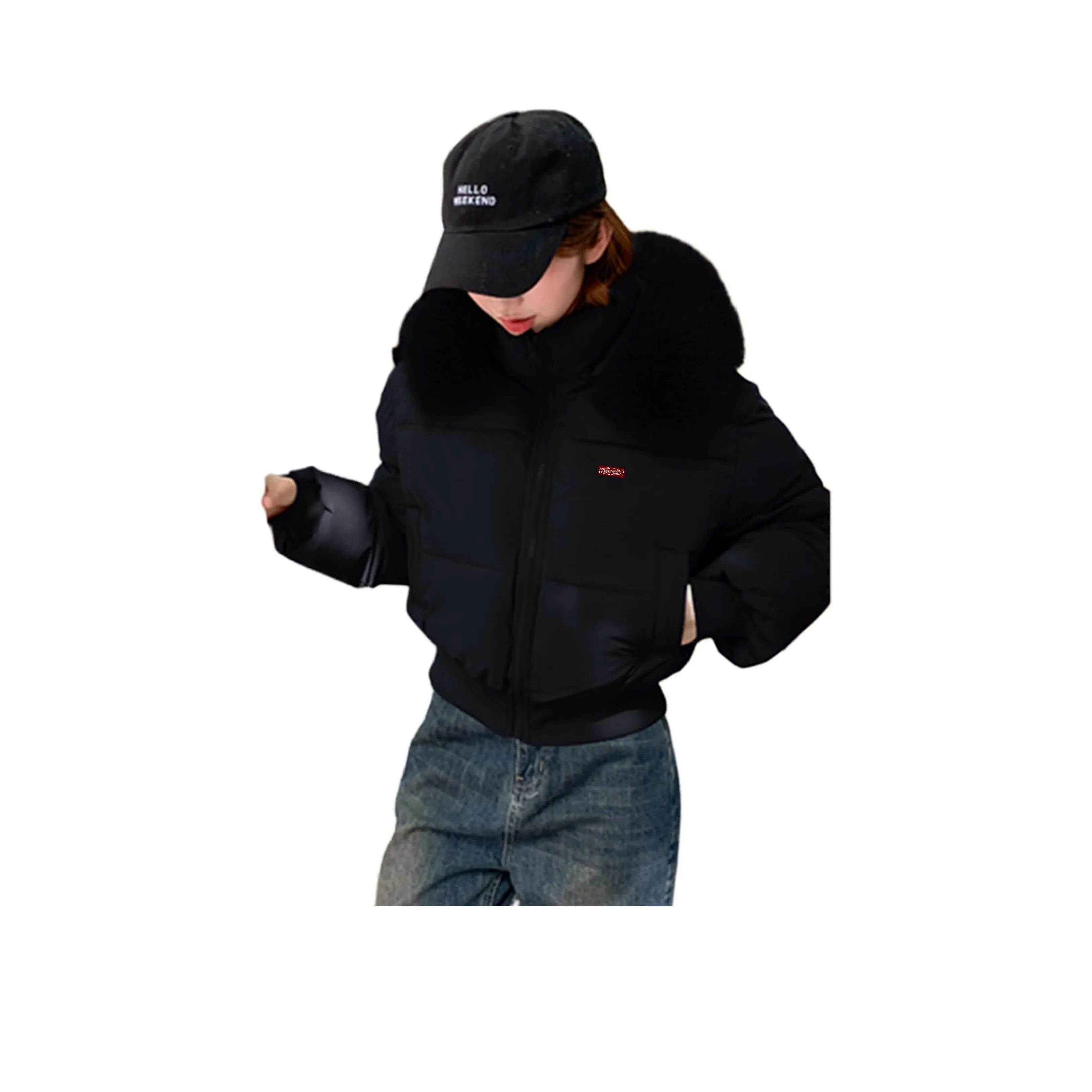 BEAR UNION Хлопковый пуховик женский