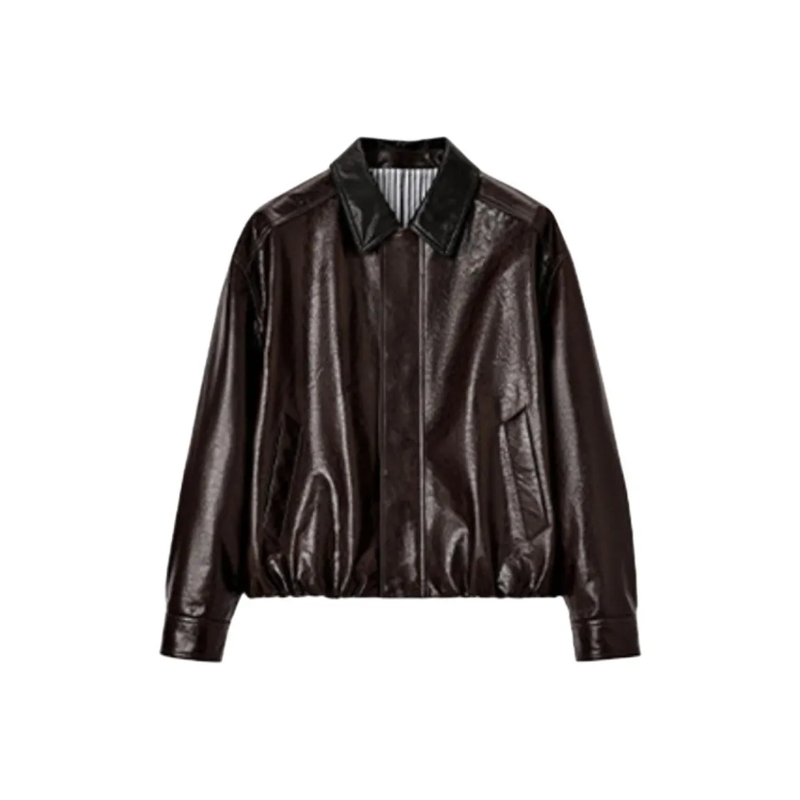 SINBOS Коричневый Мужская Кожаная Куртка