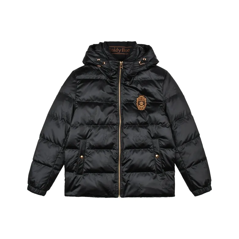 Raidy Boer Черный цветок Мужская пуховая куртка