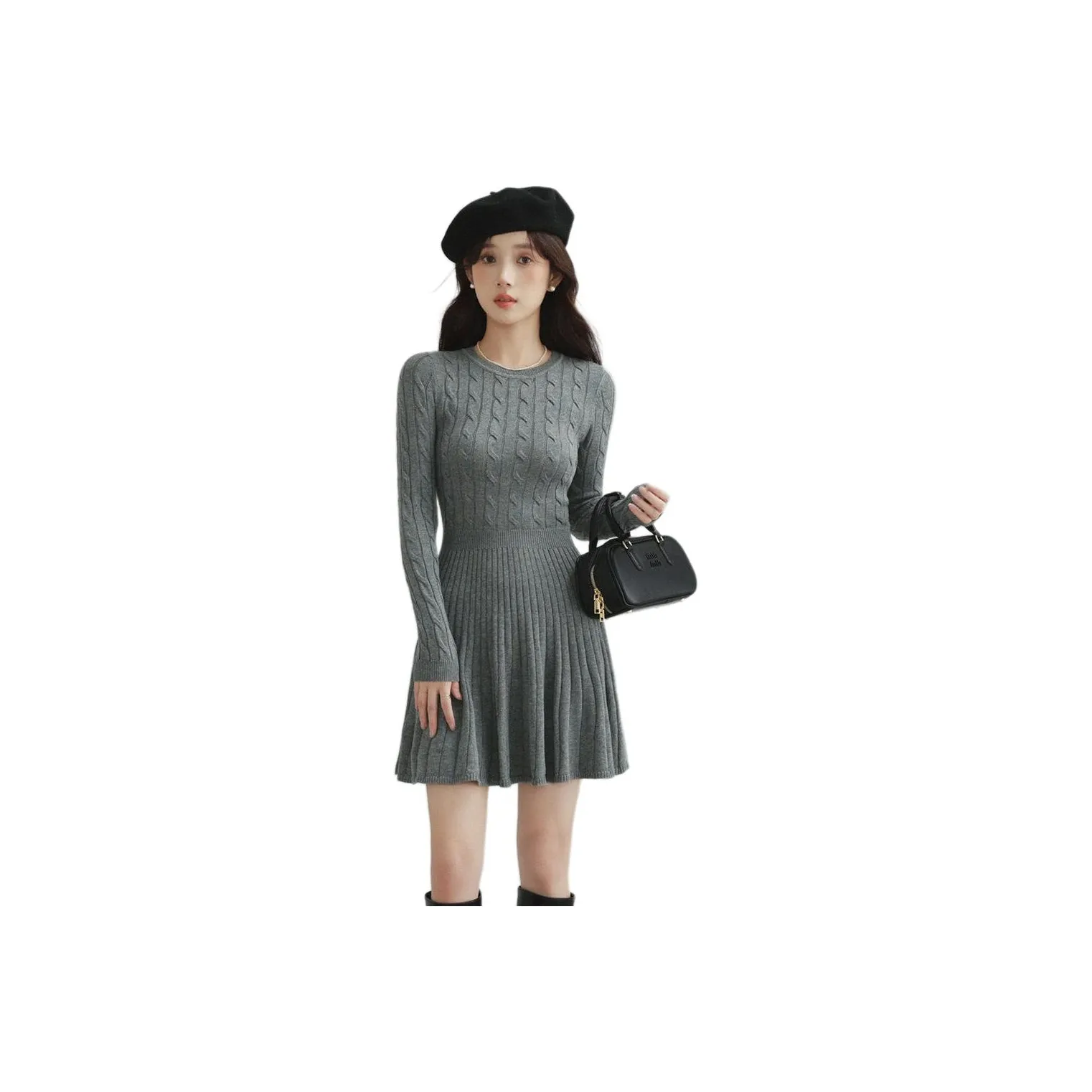 TENNE GIRL Длинное платье с длинными рукавами женское