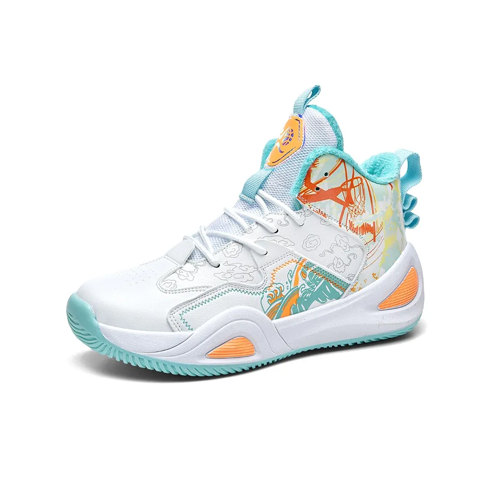 Трансформеры Детские баскетбольные кроссовки MID Топ Подростковый возраст