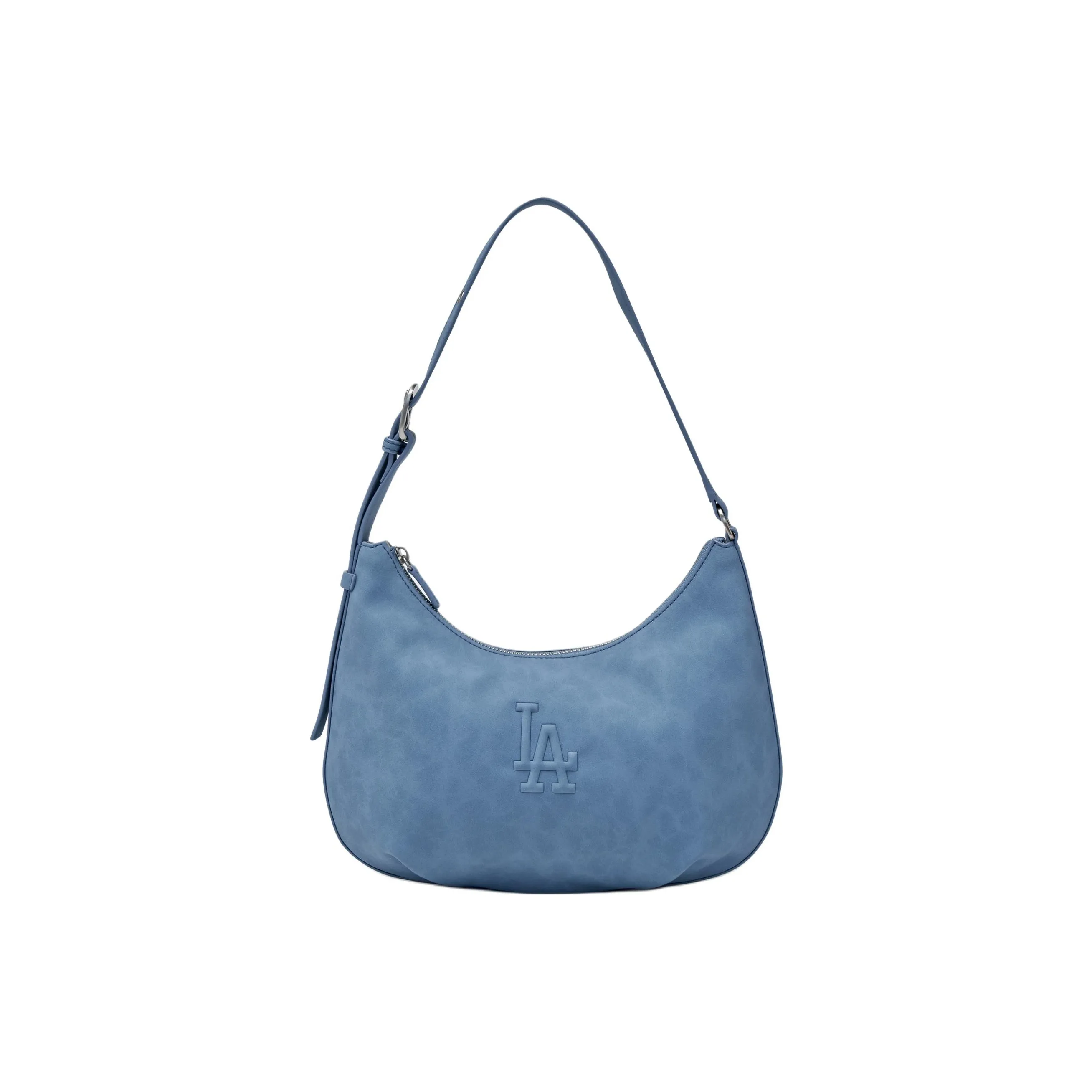 MLB Полиуретан Хобо Сумка Сумка через плечо Женская Синяя