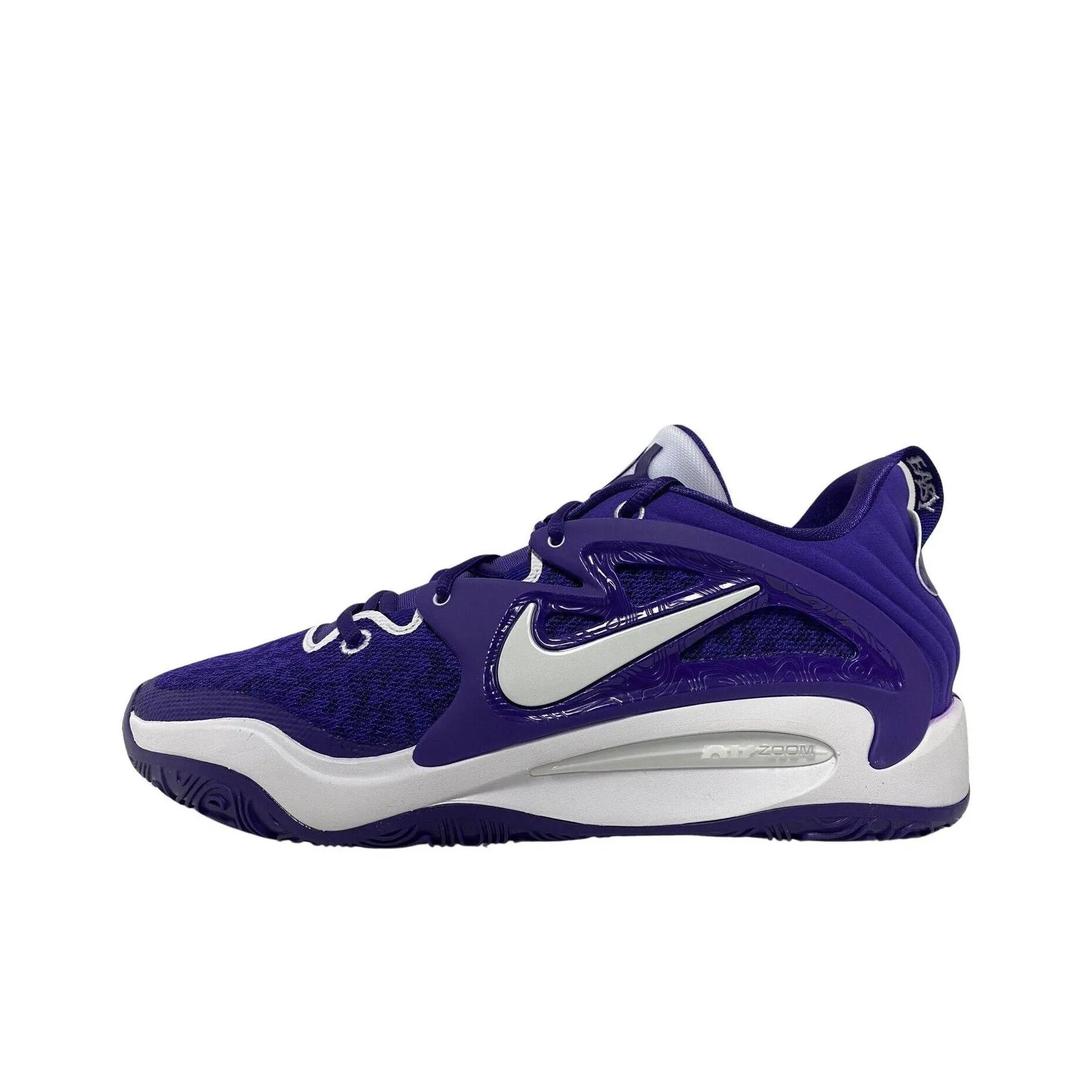 Nike KD 15 Slip Устойчивый к истиранию Низкий Топ Баскетбольные кроссовки Мужской Фиолетовый