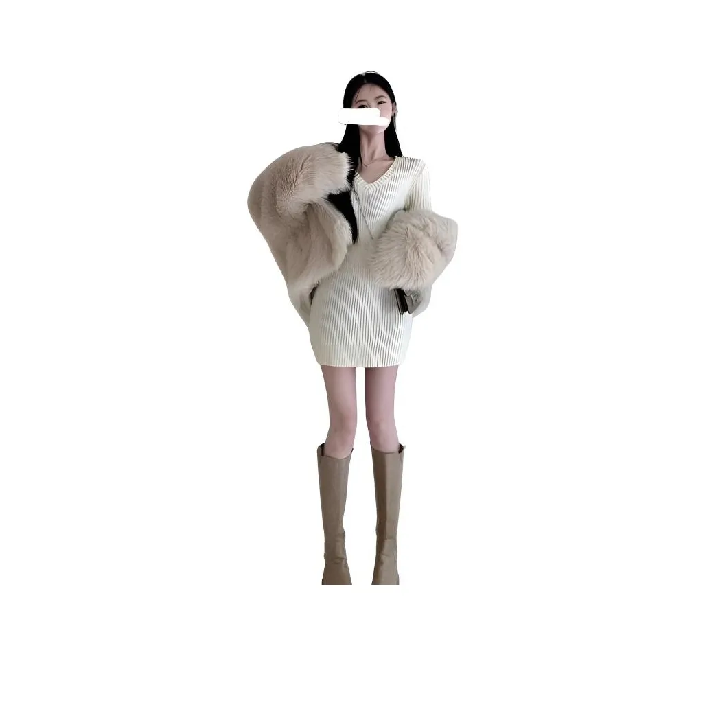 TENNE GIRL Длинное платье с длинными рукавами женское