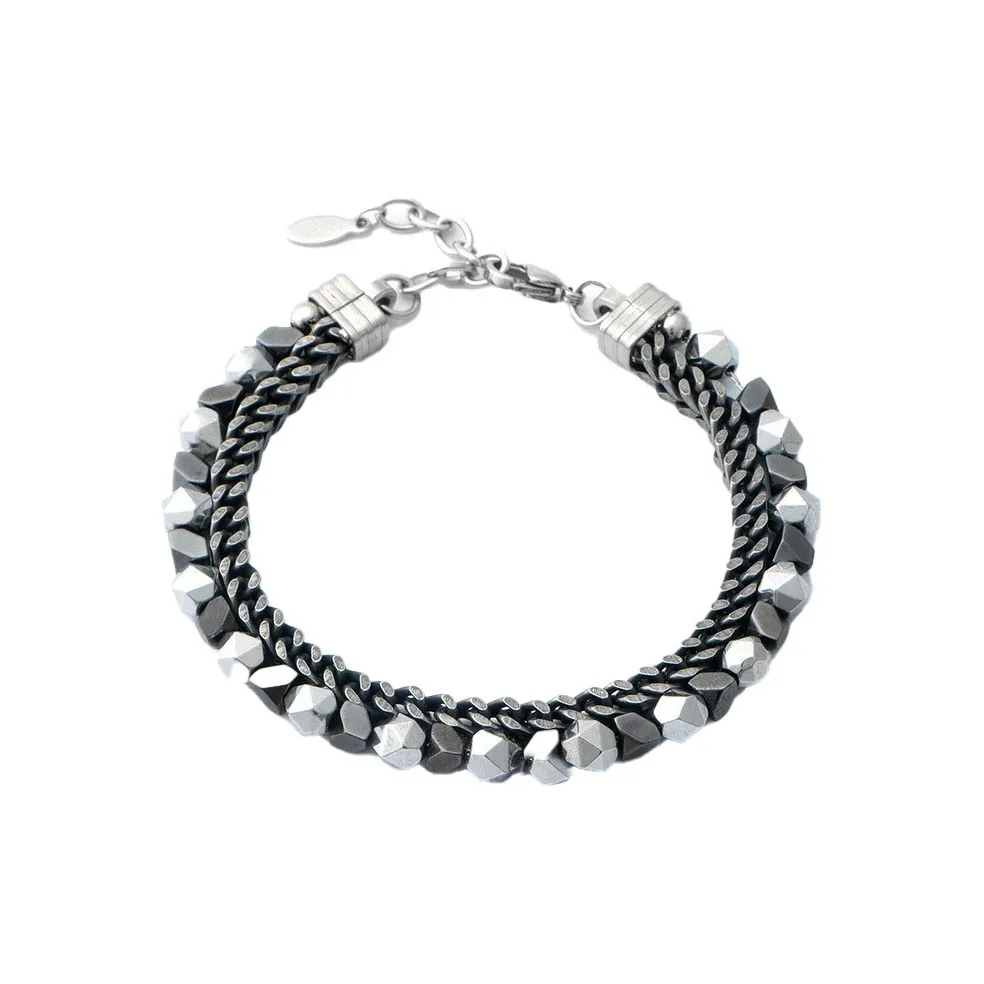 AKAK Браслеты из титанового стального сплава для мужчин