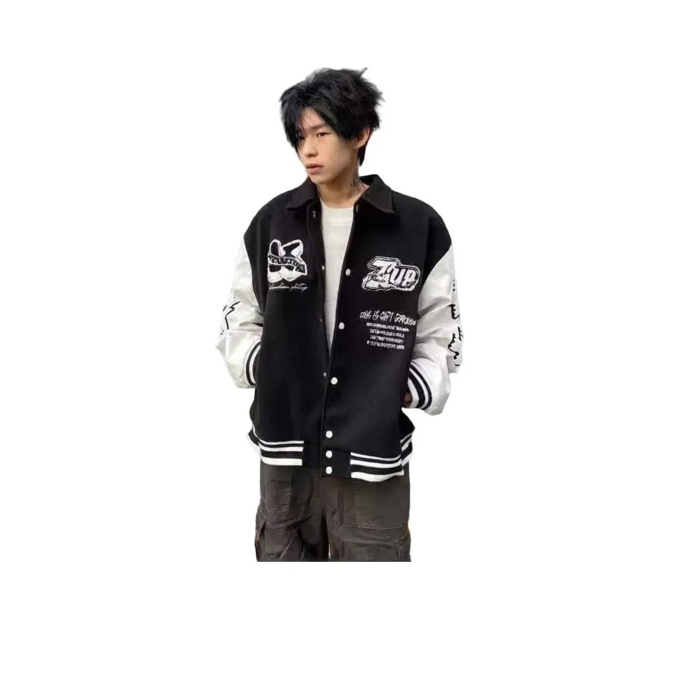 FLIM Черный и Белый Женские Куртки