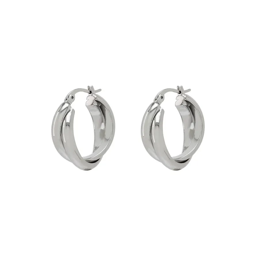 Yi Can Медные Гальванизированные с Настоящим Золотом Серьги Женские