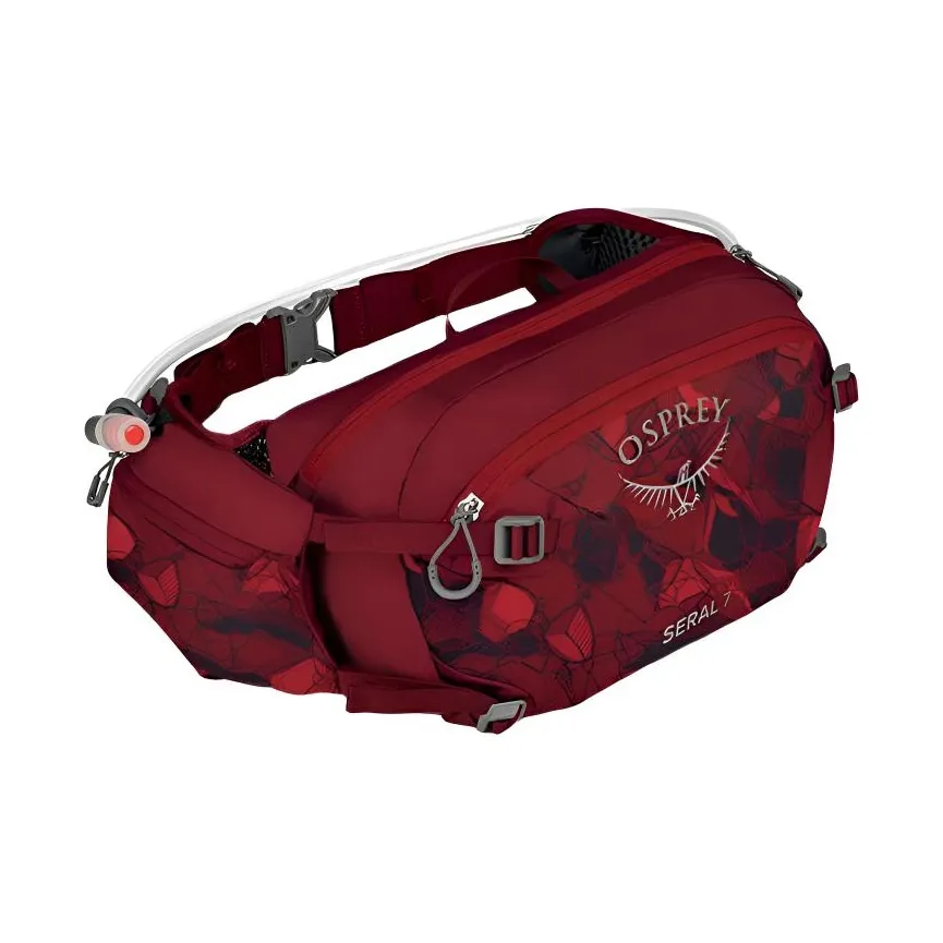 OSPREY 7L Альпинистский рюкзак Бананка На открытом воздухе Сумка Велоспорт Бордовый Унисекс